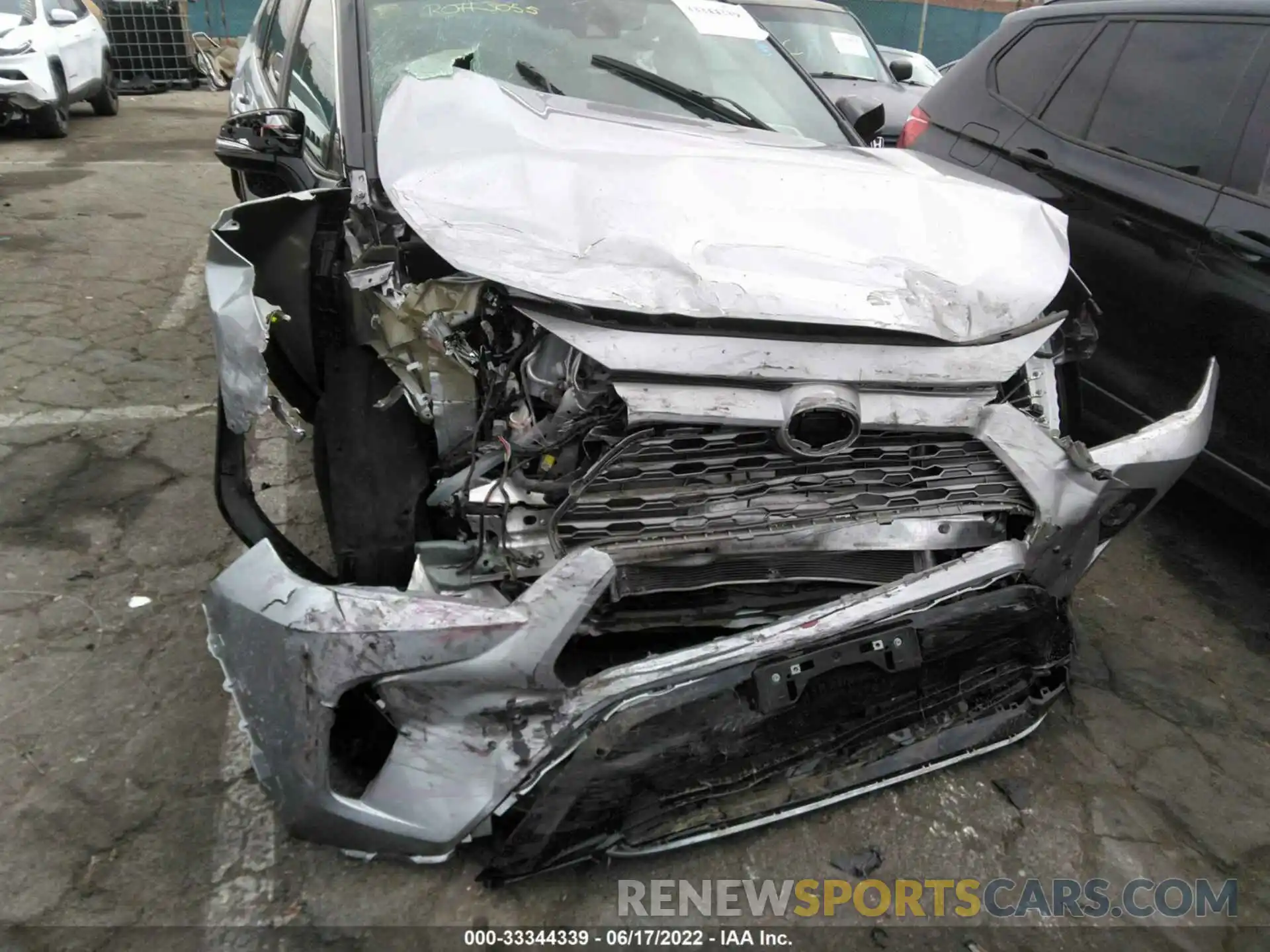 6 Photograph of a damaged car 2T3E6RFV9MW015464 TOYOTA RAV4 2021