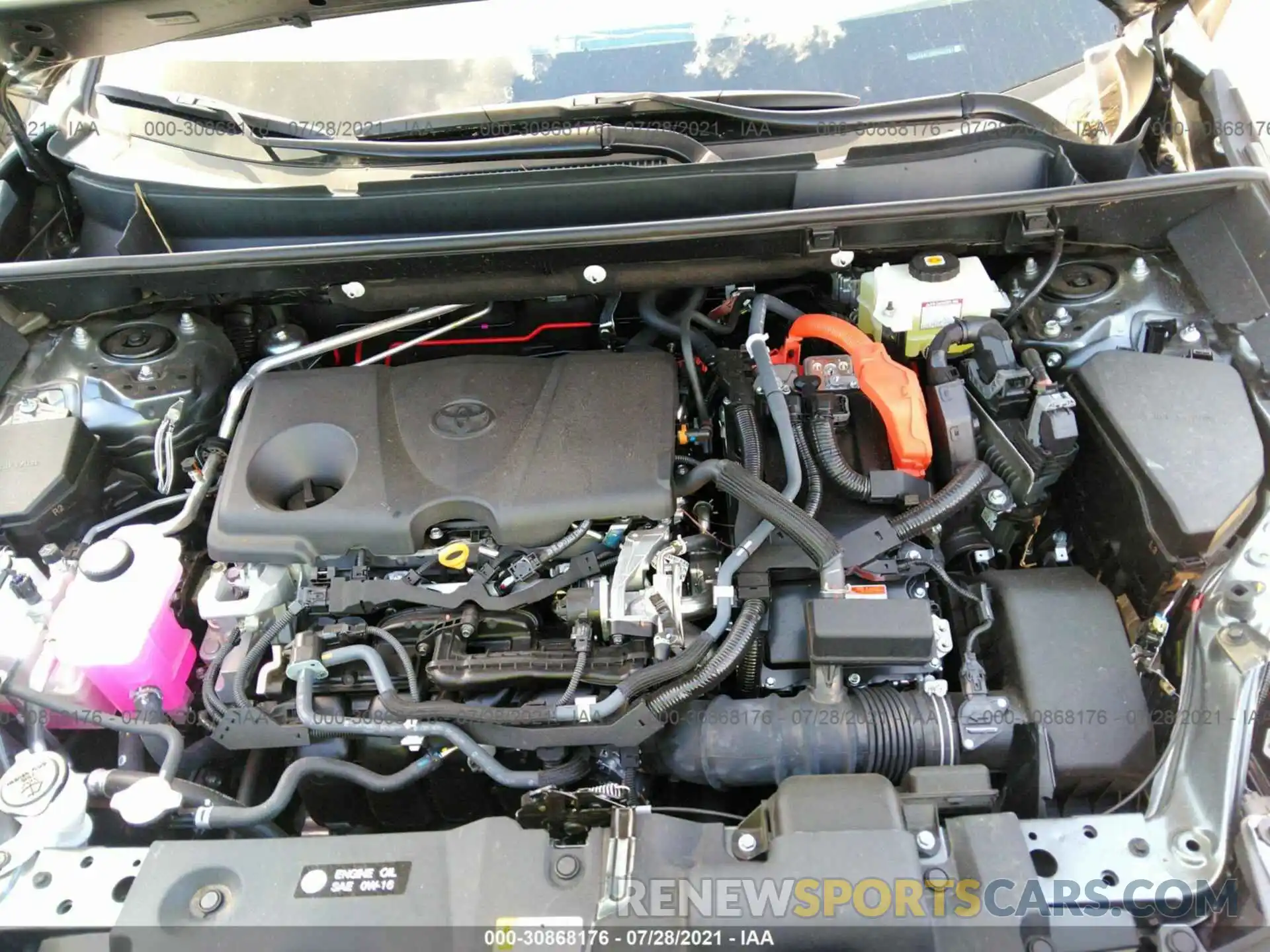 10 Photograph of a damaged car 2T3E6RFV9MW024987 TOYOTA RAV4 2021