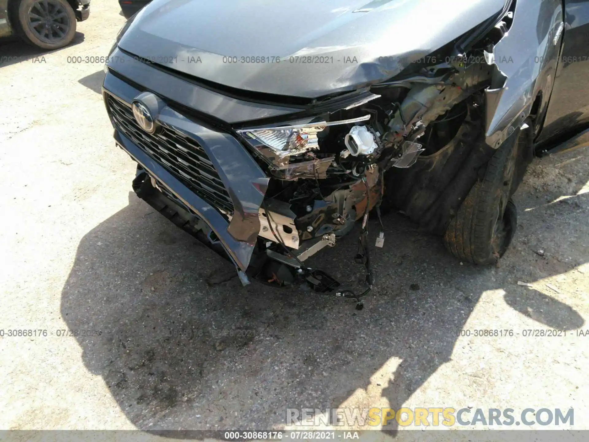 6 Фотография поврежденного автомобиля 2T3E6RFV9MW024987 TOYOTA RAV4 2021