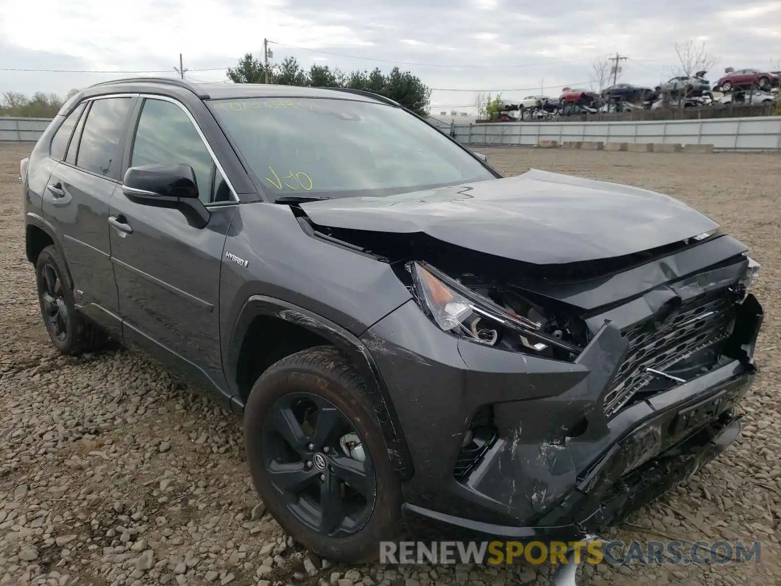 1 Photograph of a damaged car 2T3E6RFVXMW006109 TOYOTA RAV4 2021