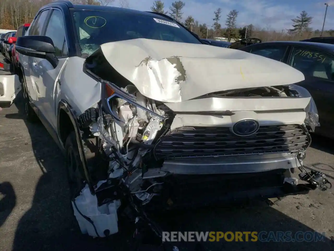 9 Photograph of a damaged car 2T3E6RFVXMW011360 TOYOTA RAV4 2021