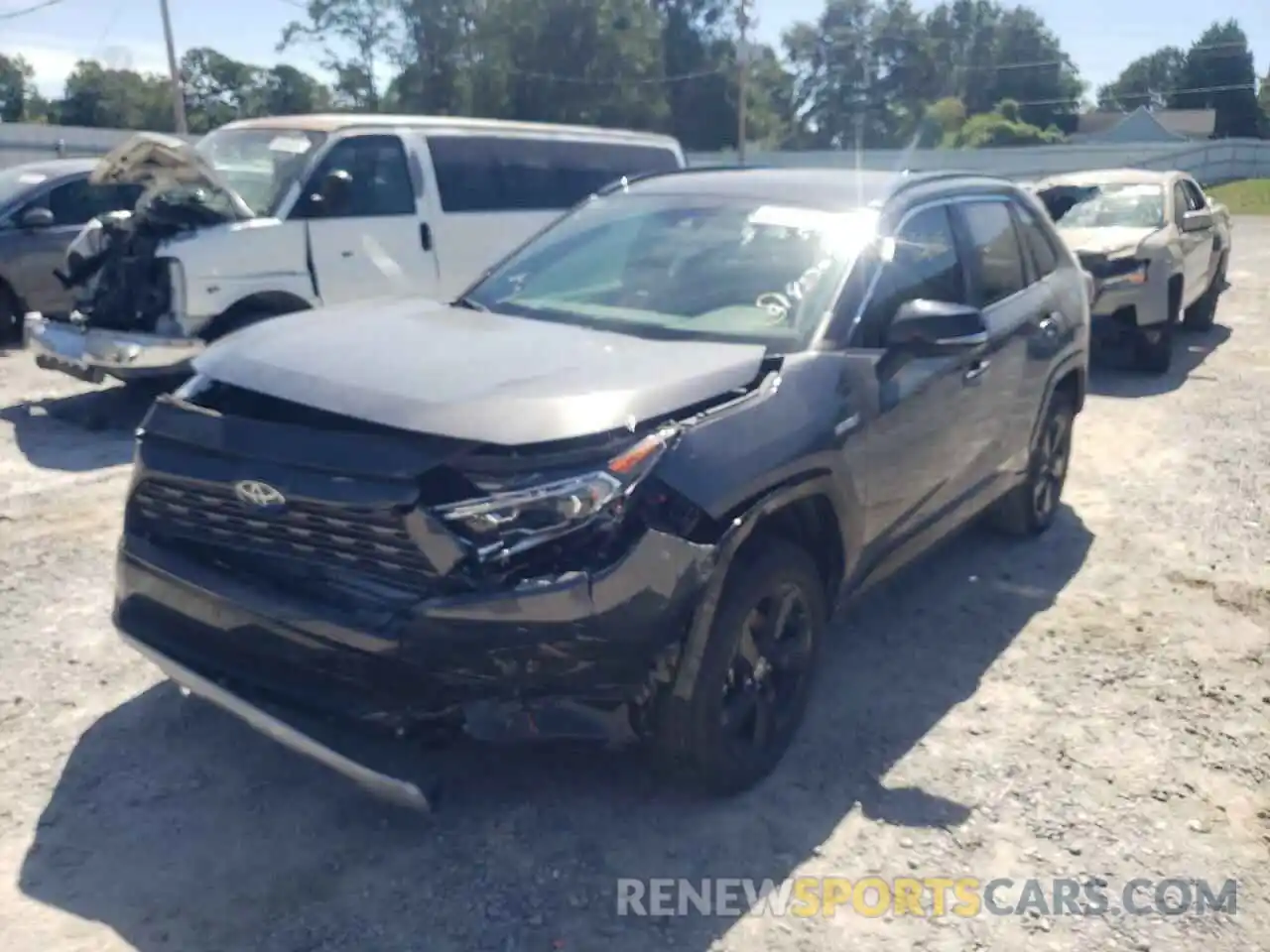 2 Photograph of a damaged car 2T3E6RFVXMW018230 TOYOTA RAV4 2021