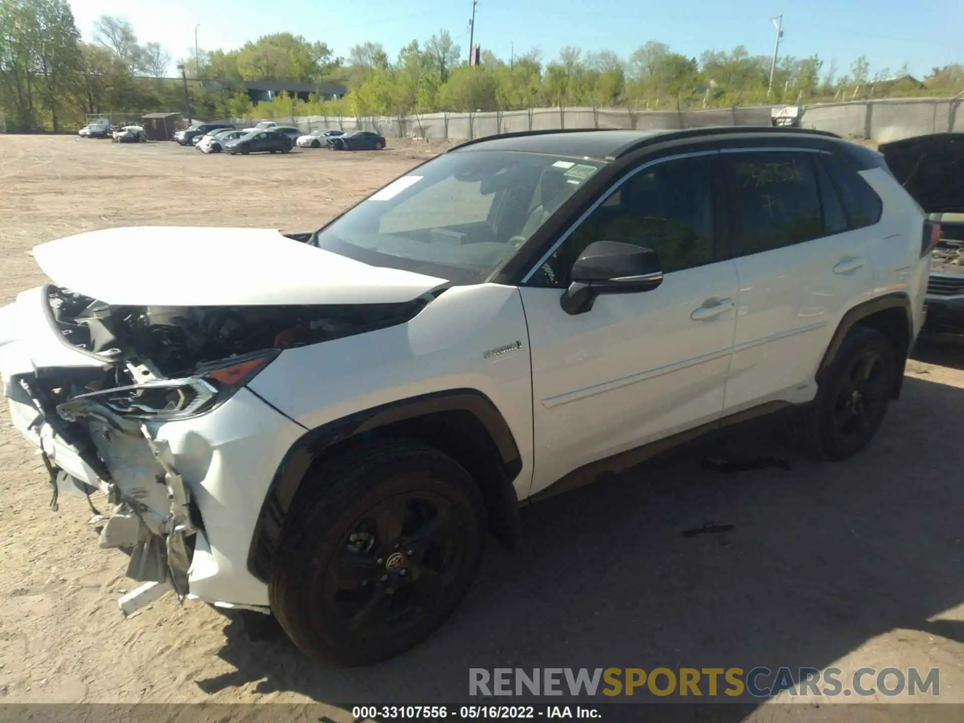 2 Photograph of a damaged car 2T3E6RFVXMW018941 TOYOTA RAV4 2021