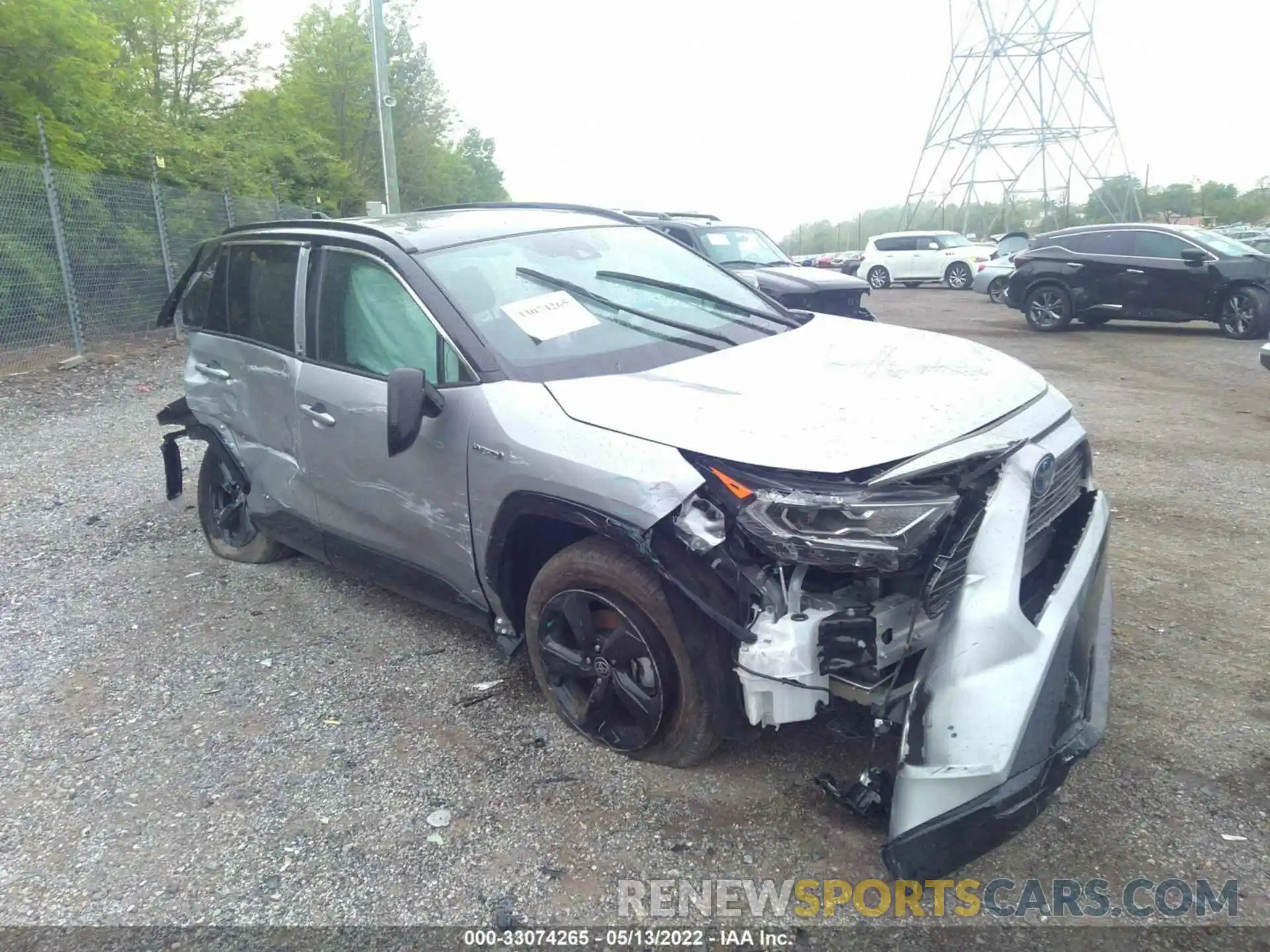 1 Photograph of a damaged car 2T3E6RFVXMW021919 TOYOTA RAV4 2021