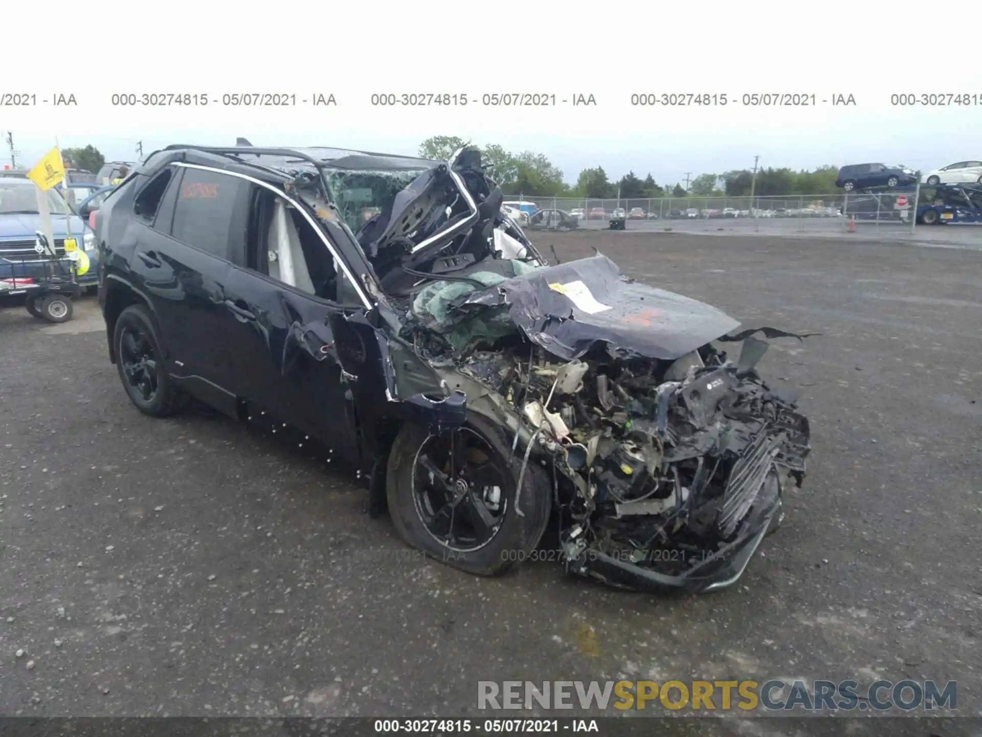 1 Photograph of a damaged car 2T3E6RFVXMW022911 TOYOTA RAV4 2021