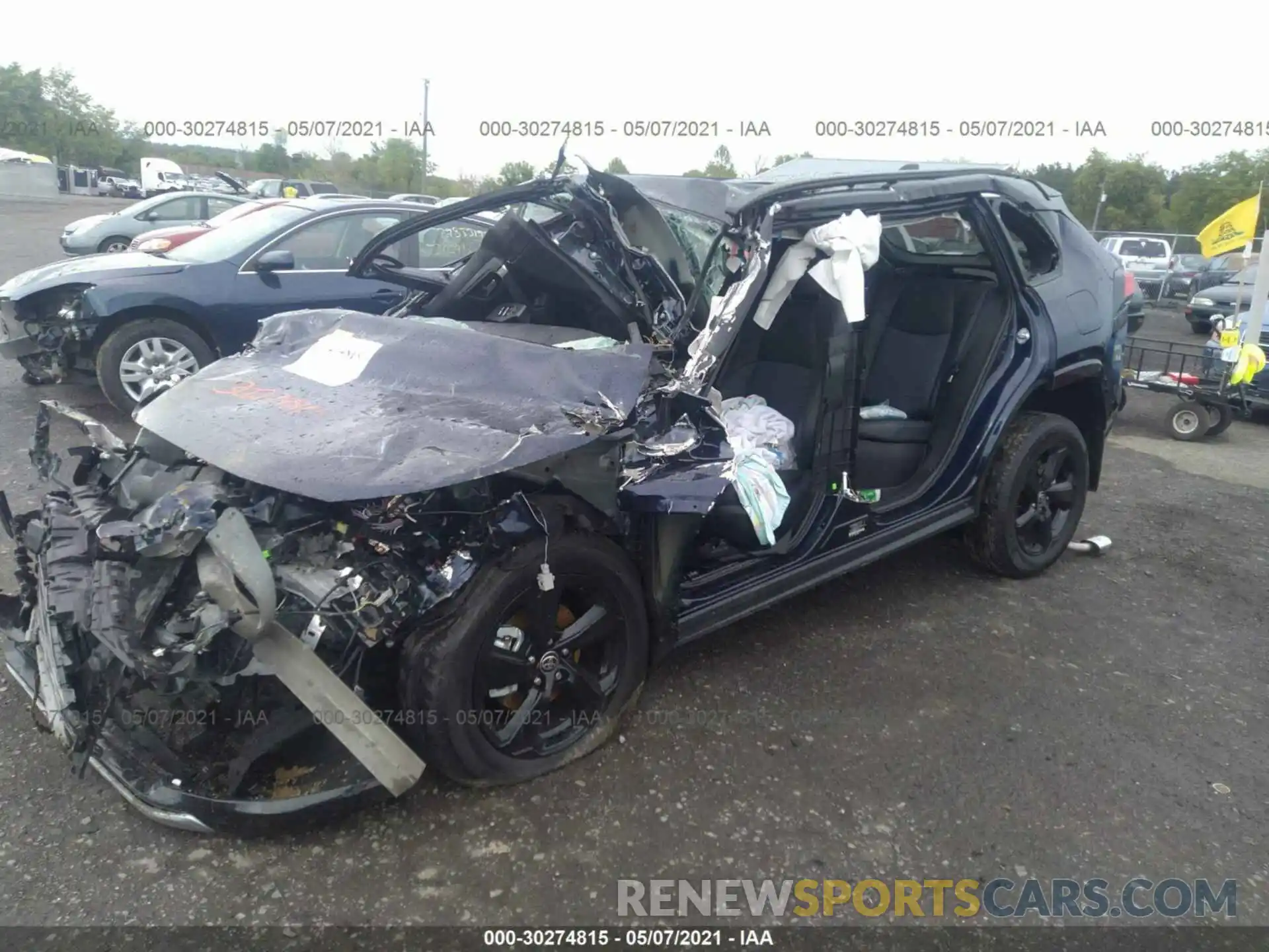 2 Photograph of a damaged car 2T3E6RFVXMW022911 TOYOTA RAV4 2021