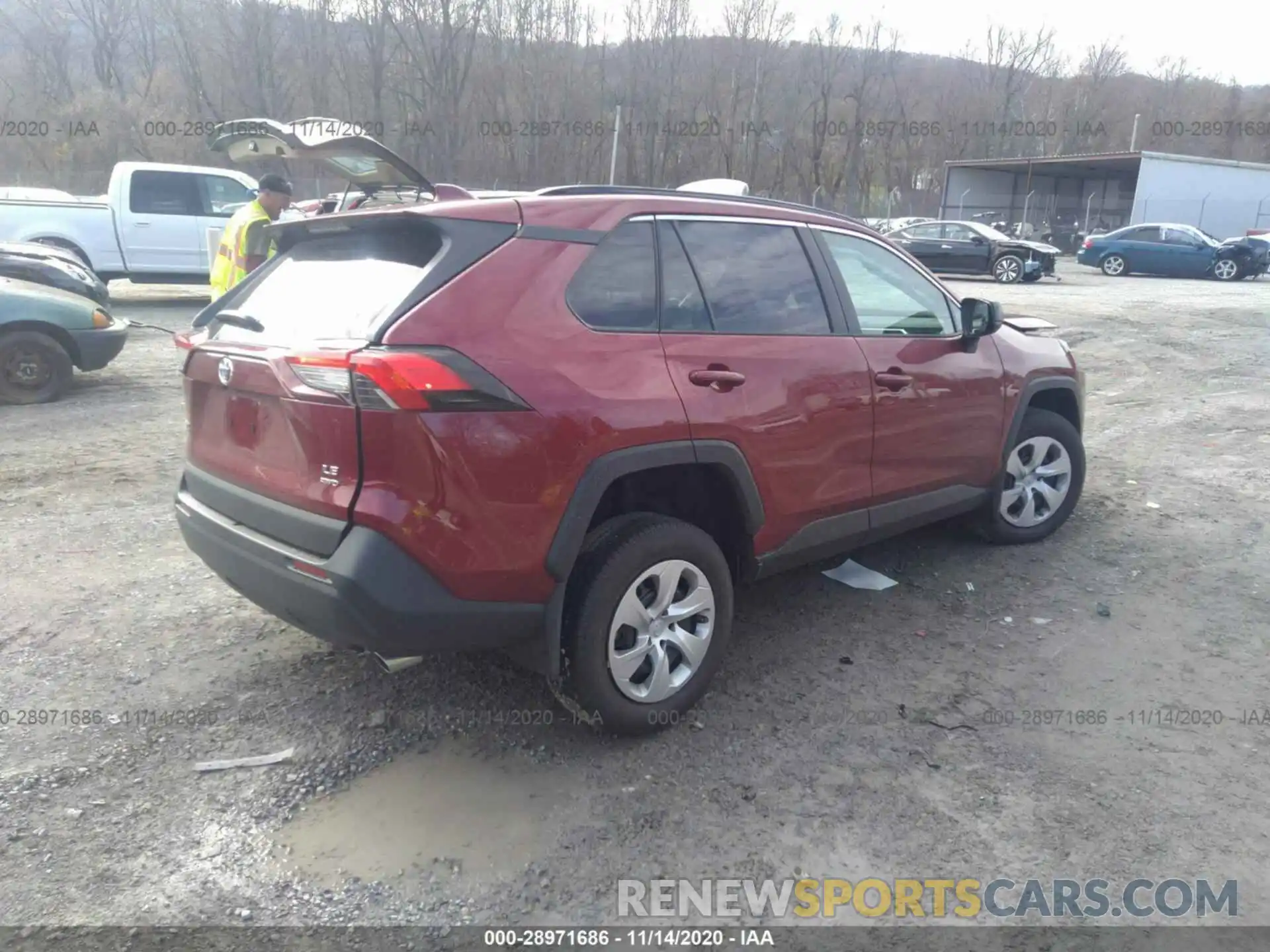 4 Фотография поврежденного автомобиля 2T3F1FRV6MC150406 TOYOTA RAV4 2021