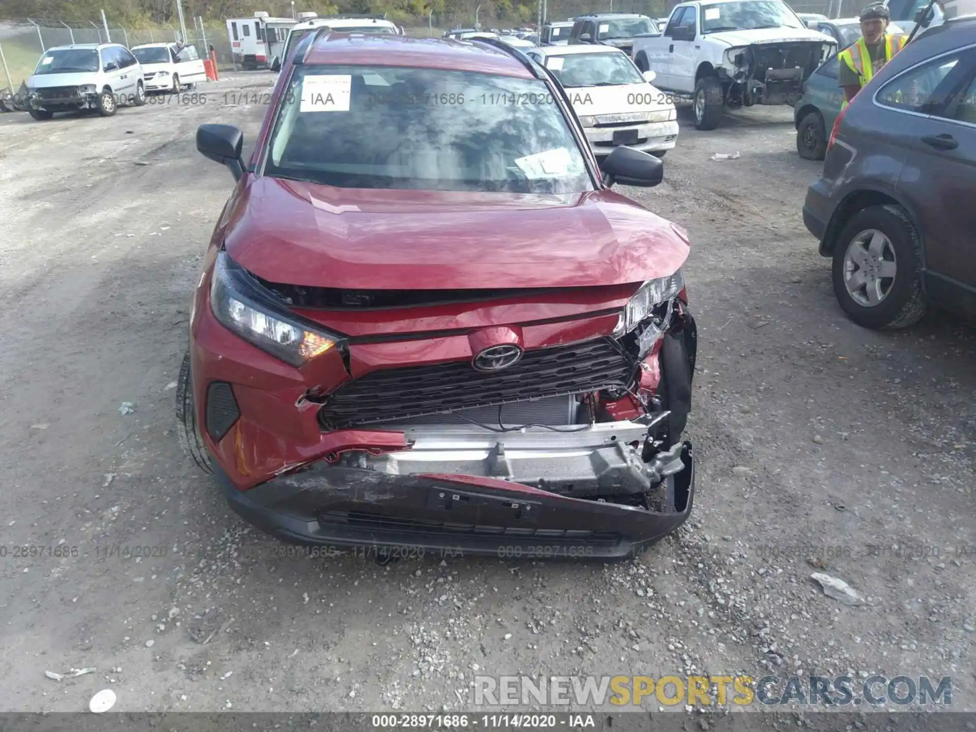 6 Photograph of a damaged car 2T3F1FRV6MC150406 TOYOTA RAV4 2021