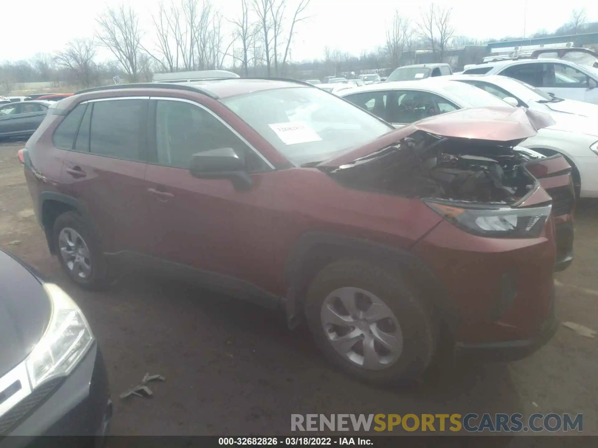 1 Photograph of a damaged car 2T3F1RFV0MC146884 TOYOTA RAV4 2021