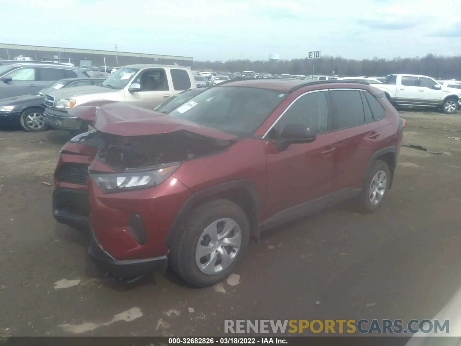 2 Photograph of a damaged car 2T3F1RFV0MC146884 TOYOTA RAV4 2021