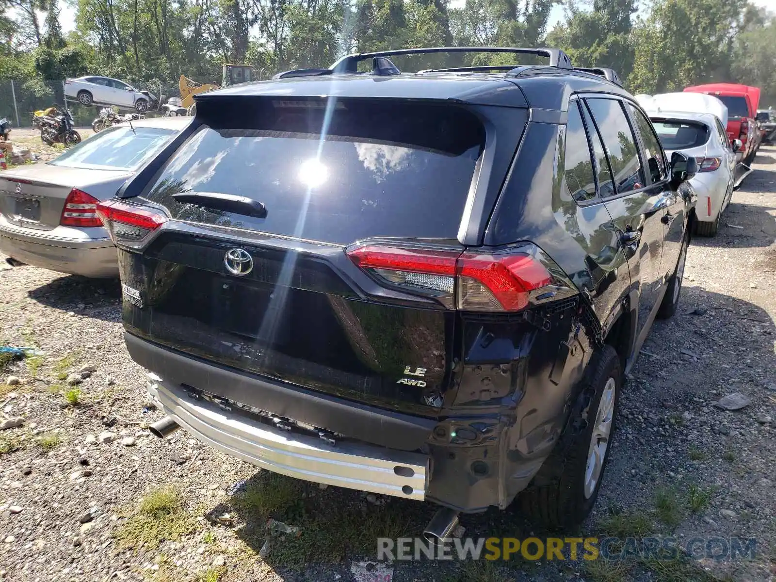 4 Photograph of a damaged car 2T3F1RFV0MC150563 TOYOTA RAV4 2021