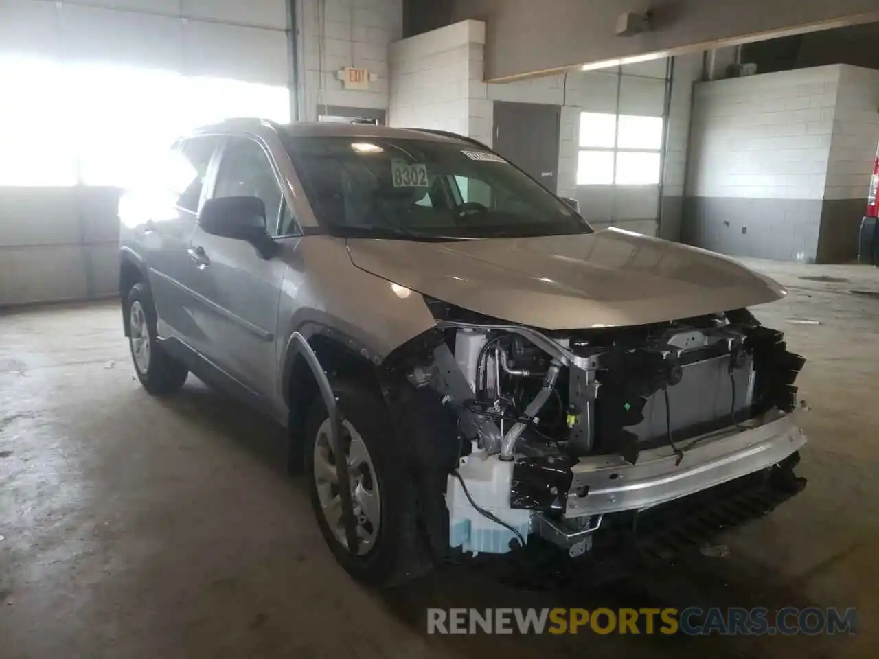 1 Photograph of a damaged car 2T3F1RFV0MC155830 TOYOTA RAV4 2021