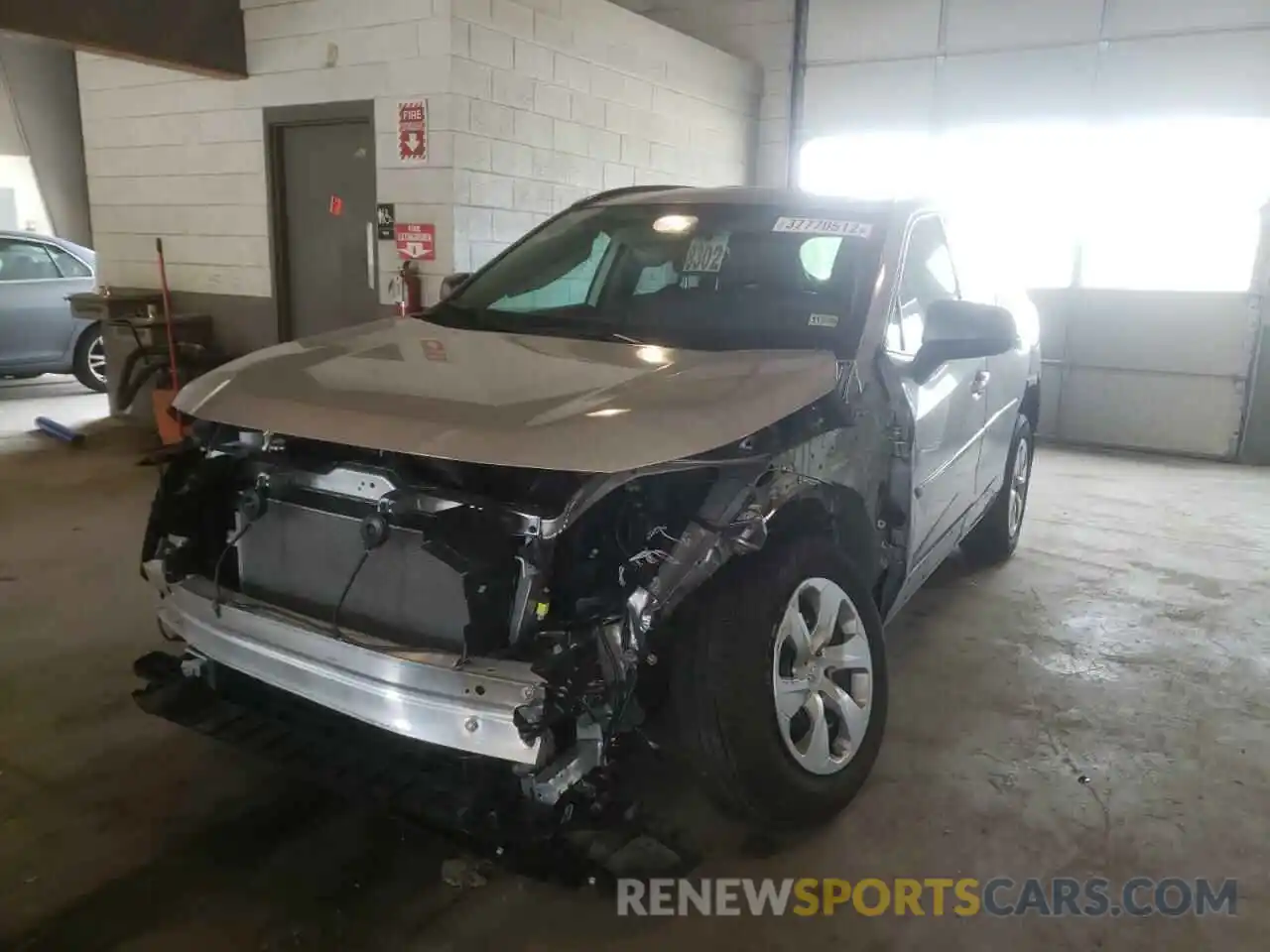 2 Photograph of a damaged car 2T3F1RFV0MC155830 TOYOTA RAV4 2021