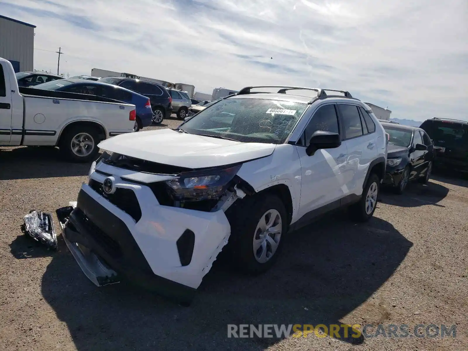 2 Photograph of a damaged car 2T3F1RFV0MC164592 TOYOTA RAV4 2021