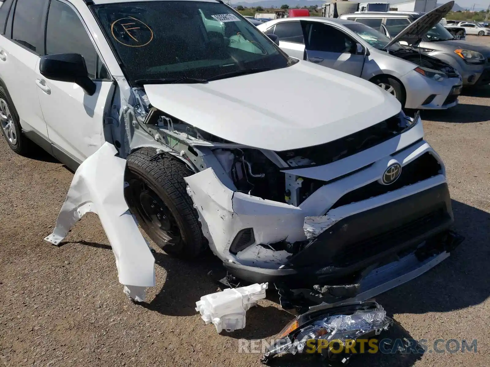 9 Photograph of a damaged car 2T3F1RFV0MC164592 TOYOTA RAV4 2021