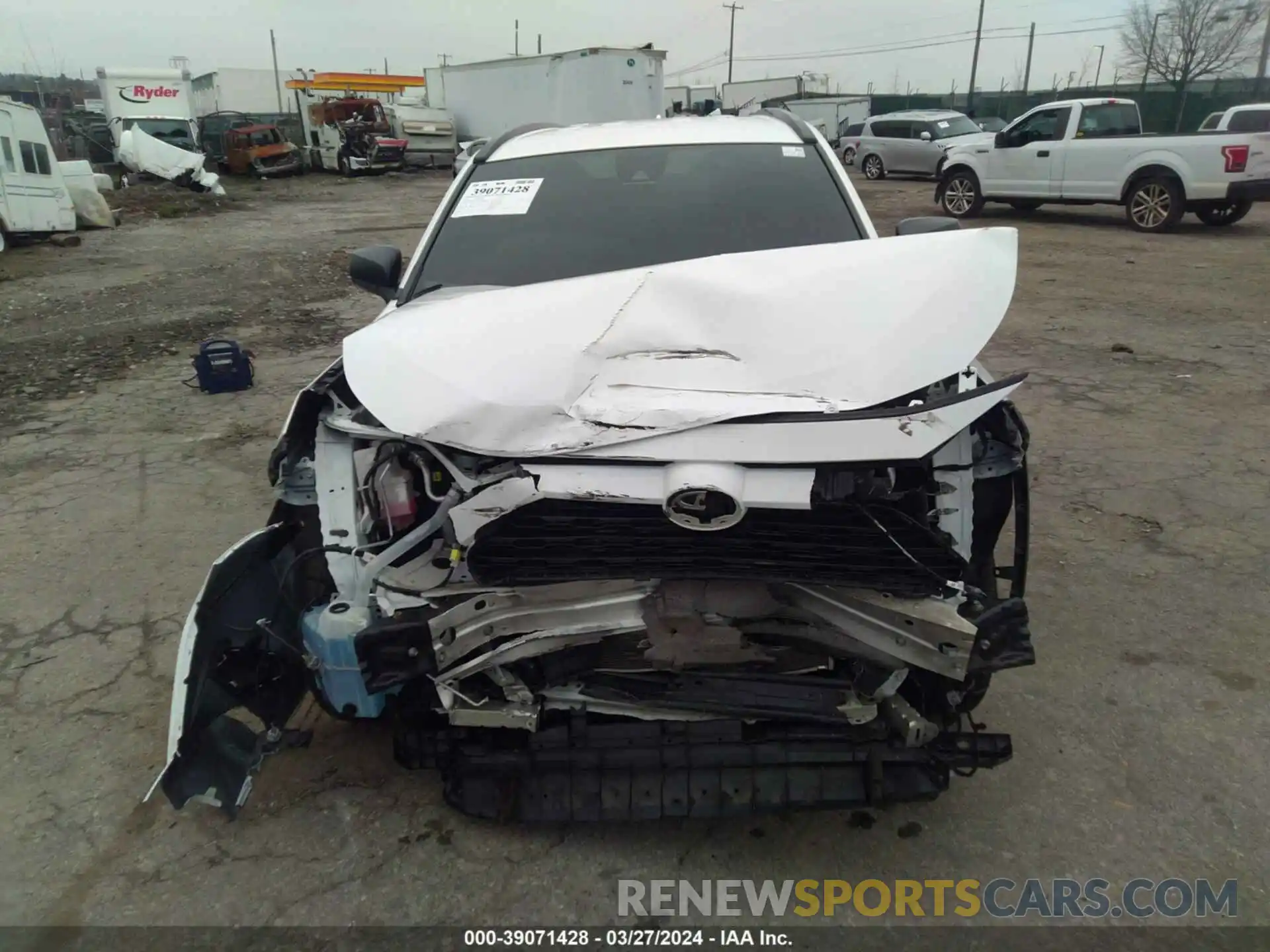 12 Photograph of a damaged car 2T3F1RFV0MC165323 TOYOTA RAV4 2021