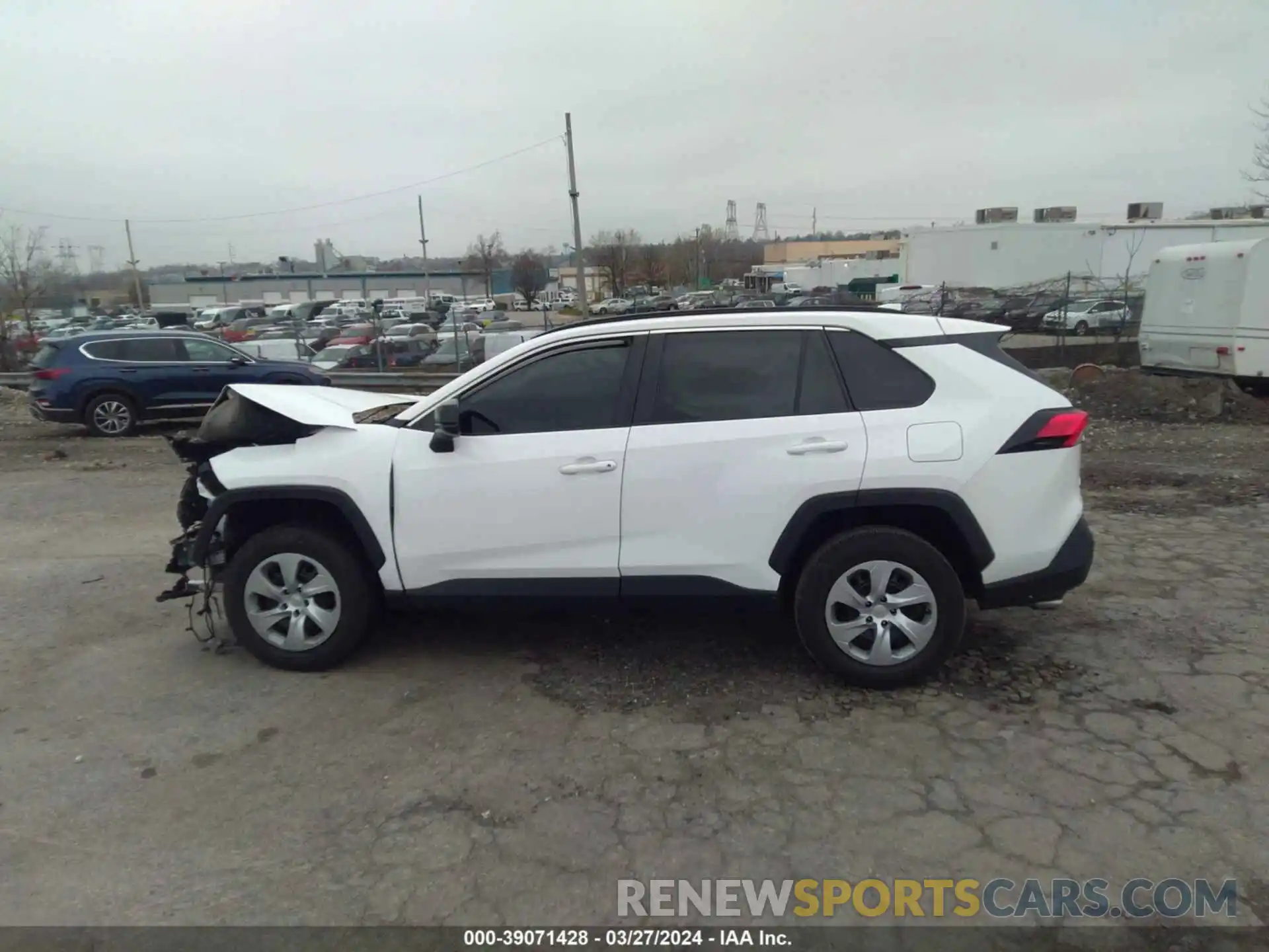 14 Photograph of a damaged car 2T3F1RFV0MC165323 TOYOTA RAV4 2021