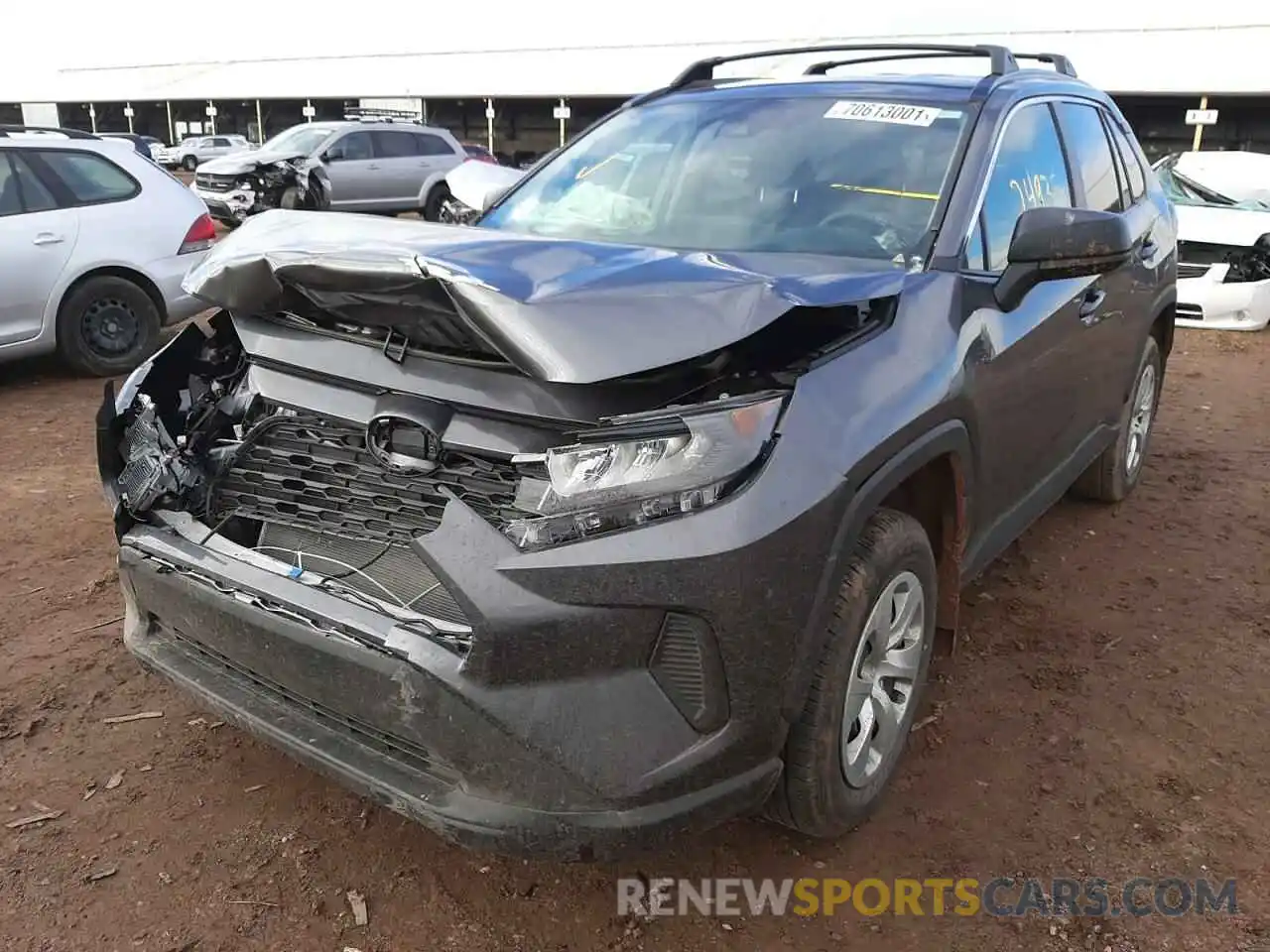 2 Photograph of a damaged car 2T3F1RFV0MC169727 TOYOTA RAV4 2021