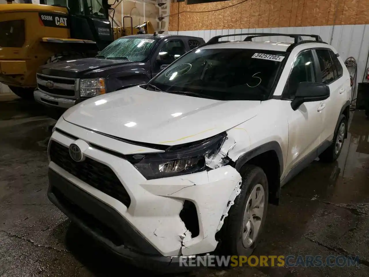 2 Photograph of a damaged car 2T3F1RFV0MC225391 TOYOTA RAV4 2021