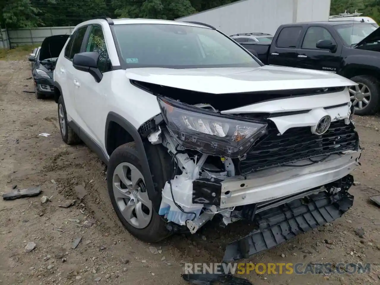 1 Photograph of a damaged car 2T3F1RFV0MC243003 TOYOTA RAV4 2021