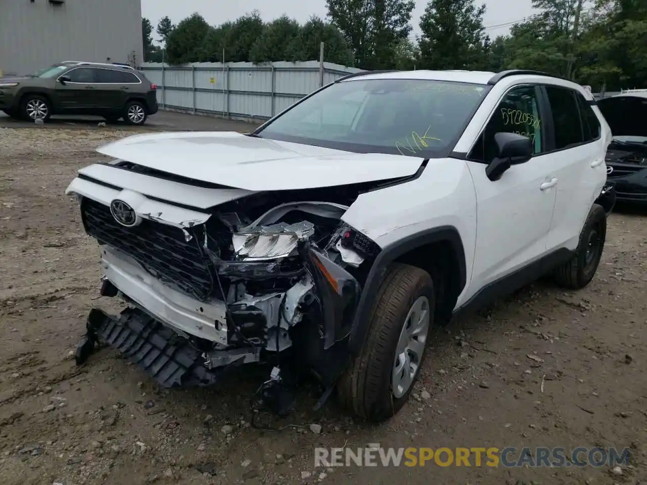 2 Photograph of a damaged car 2T3F1RFV0MC243003 TOYOTA RAV4 2021