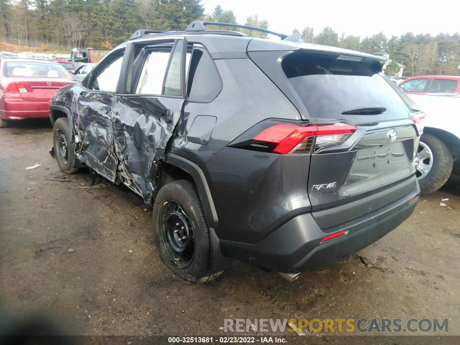 3 Photograph of a damaged car 2T3F1RFV0MW142509 TOYOTA RAV4 2021