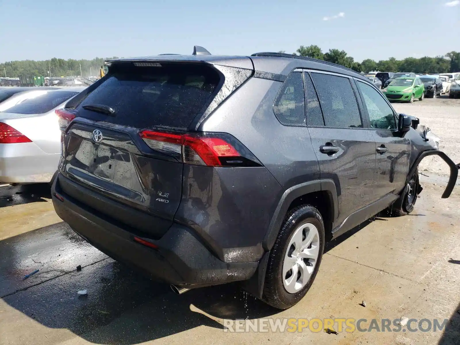 4 Photograph of a damaged car 2T3F1RFV0MW146429 TOYOTA RAV4 2021