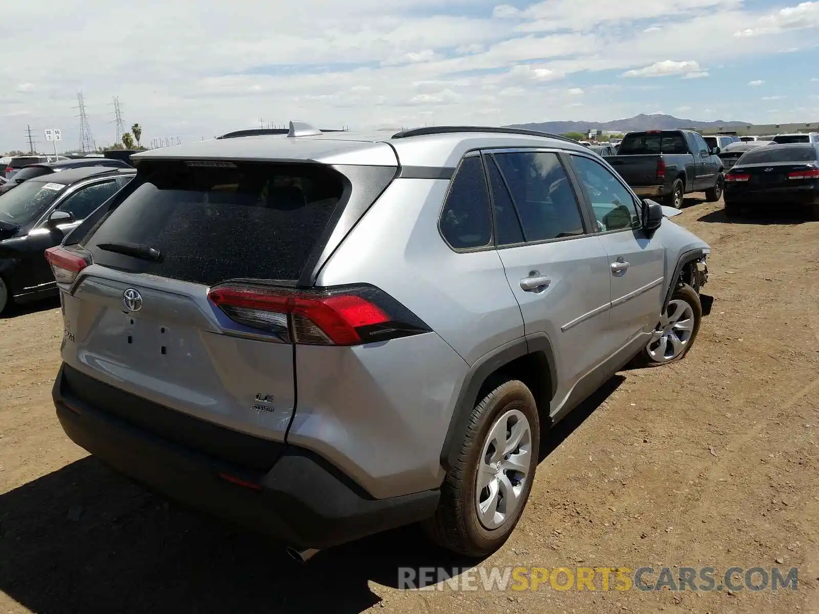 4 Photograph of a damaged car 2T3F1RFV0MW146690 TOYOTA RAV4 2021