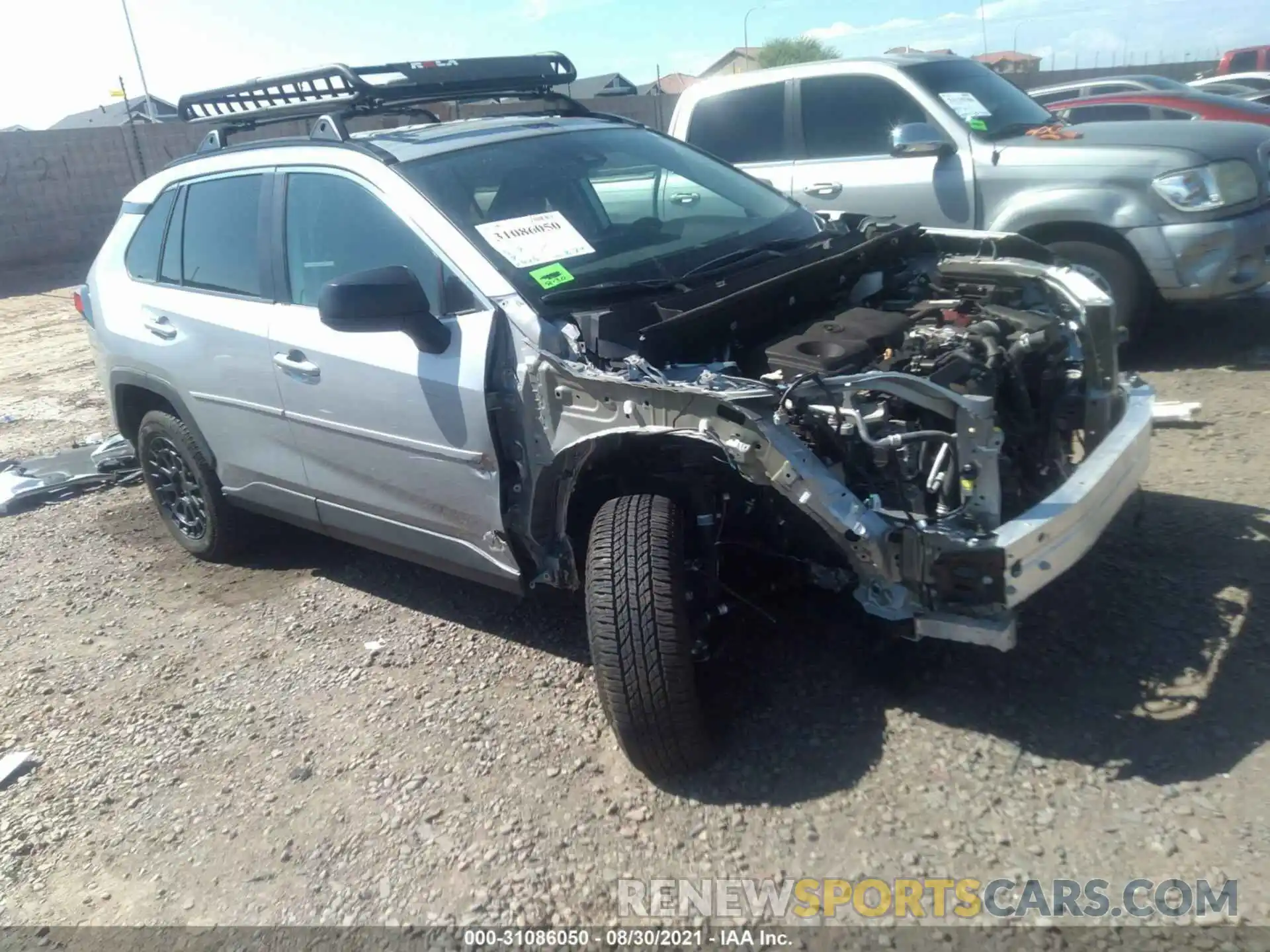 1 Photograph of a damaged car 2T3F1RFV0MW149573 TOYOTA RAV4 2021