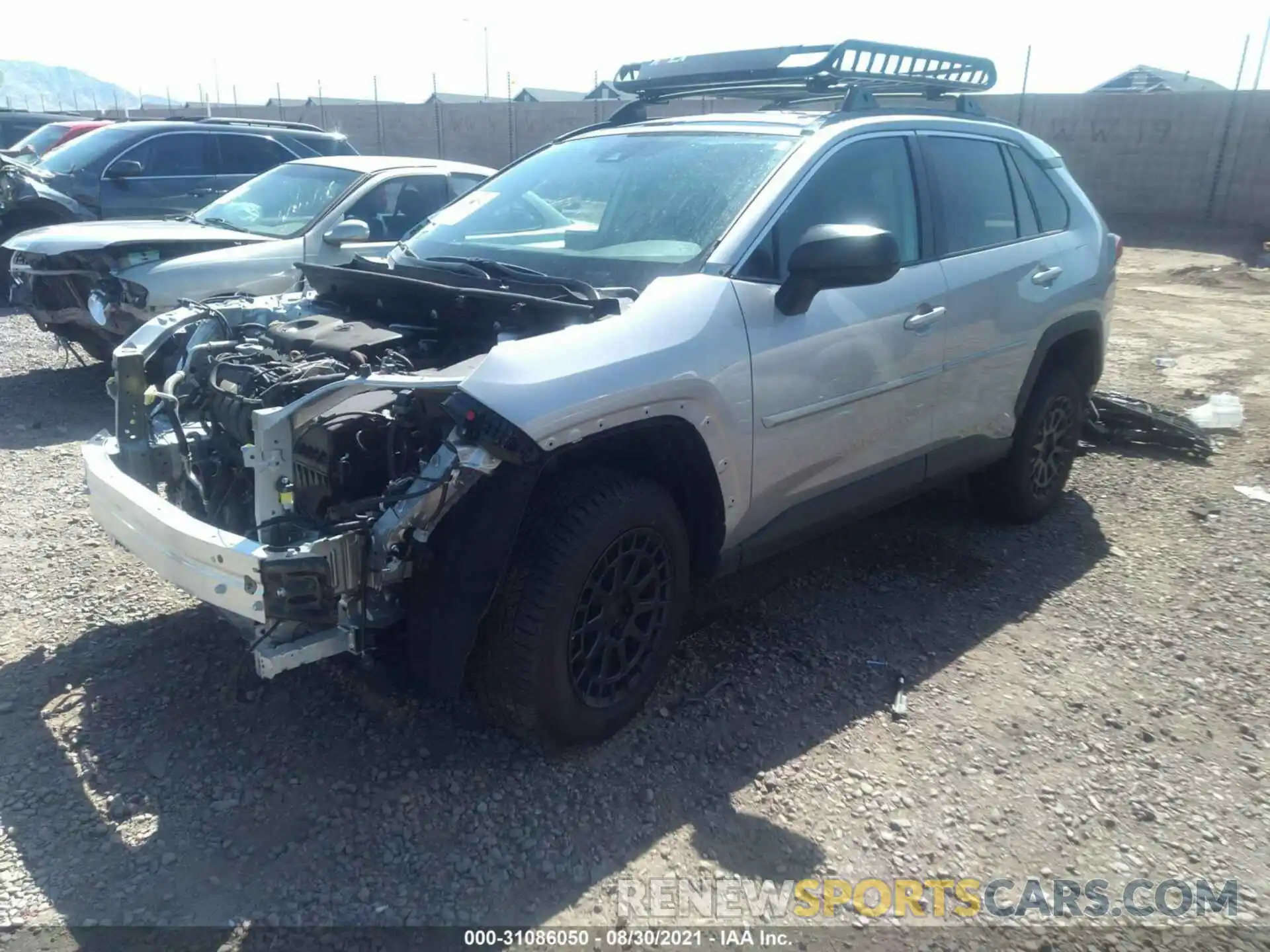 2 Фотография поврежденного автомобиля 2T3F1RFV0MW149573 TOYOTA RAV4 2021