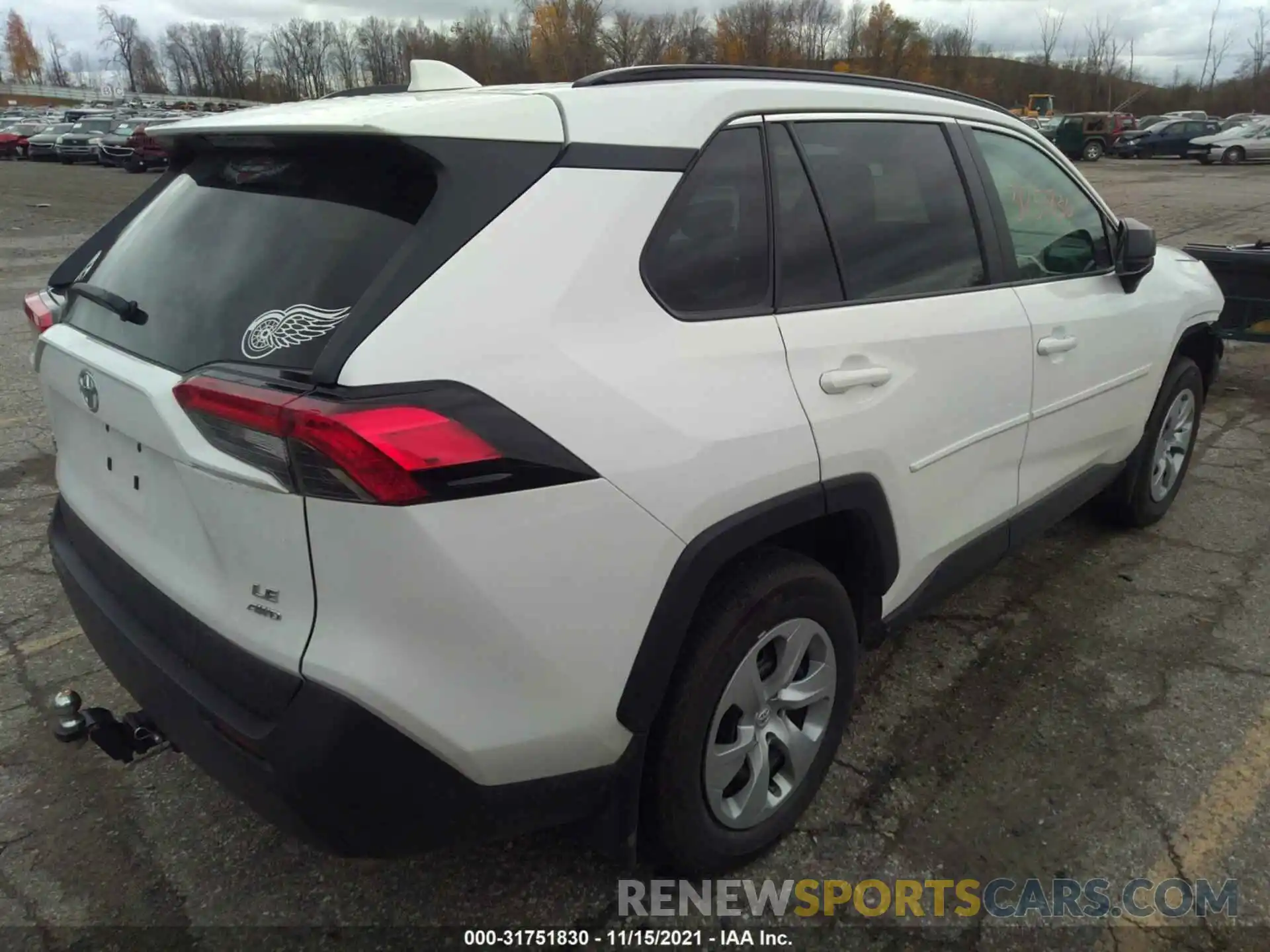 4 Photograph of a damaged car 2T3F1RFV0MW166471 TOYOTA RAV4 2021