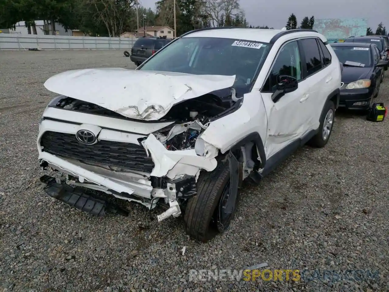 2 Photograph of a damaged car 2T3F1RFV0MW194190 TOYOTA RAV4 2021