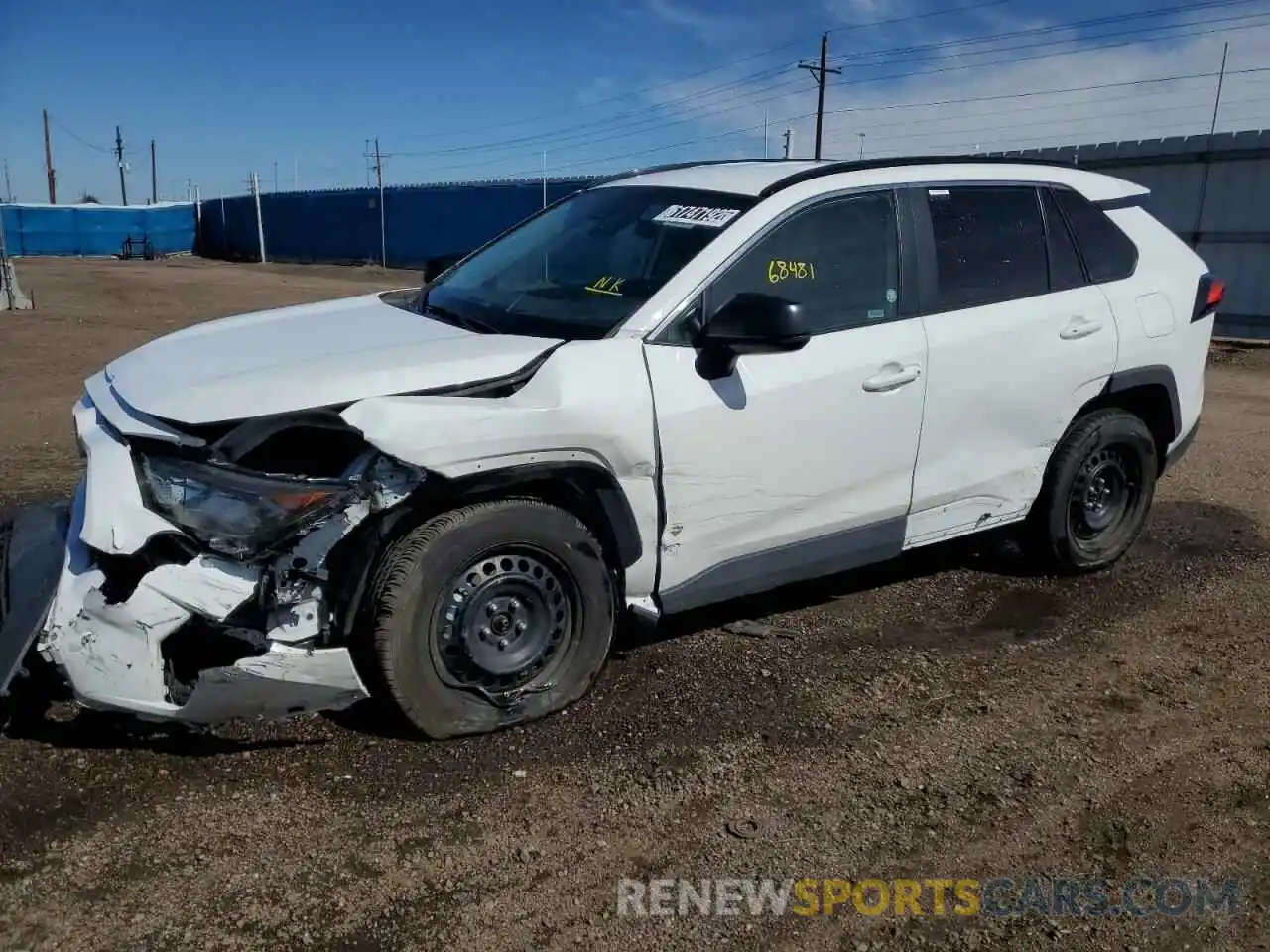 1 Photograph of a damaged car 2T3F1RFV0MW194254 TOYOTA RAV4 2021