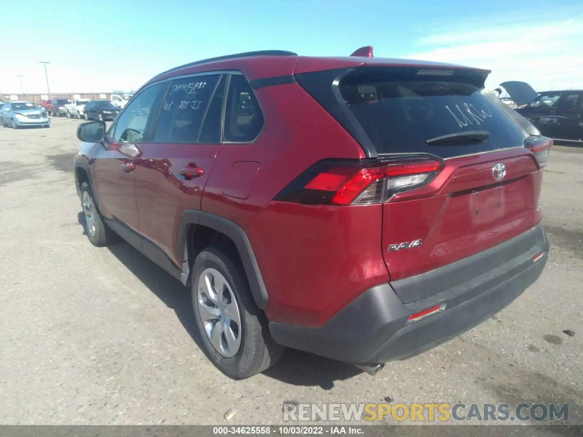 3 Photograph of a damaged car 2T3F1RFV0MW201056 TOYOTA RAV4 2021