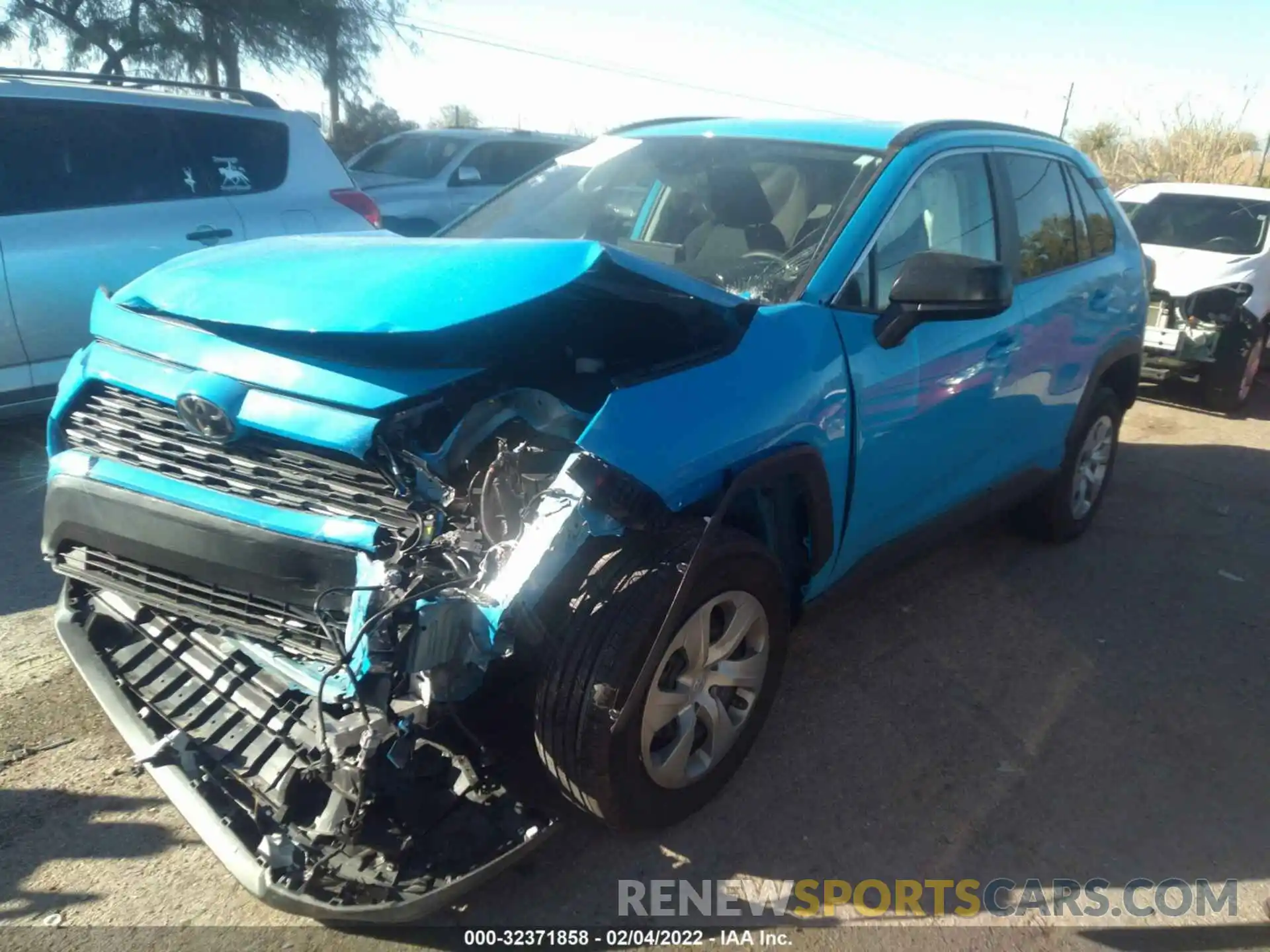 2 Photograph of a damaged car 2T3F1RFV0MW230203 TOYOTA RAV4 2021