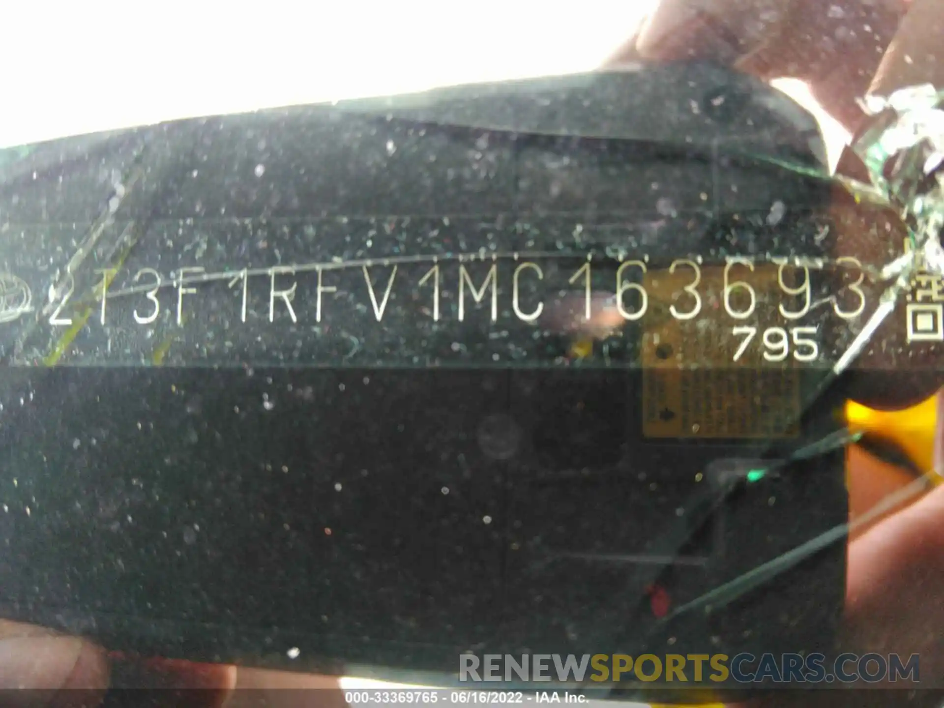 9 Фотография поврежденного автомобиля 2T3F1RFV1MC163693 TOYOTA RAV4 2021