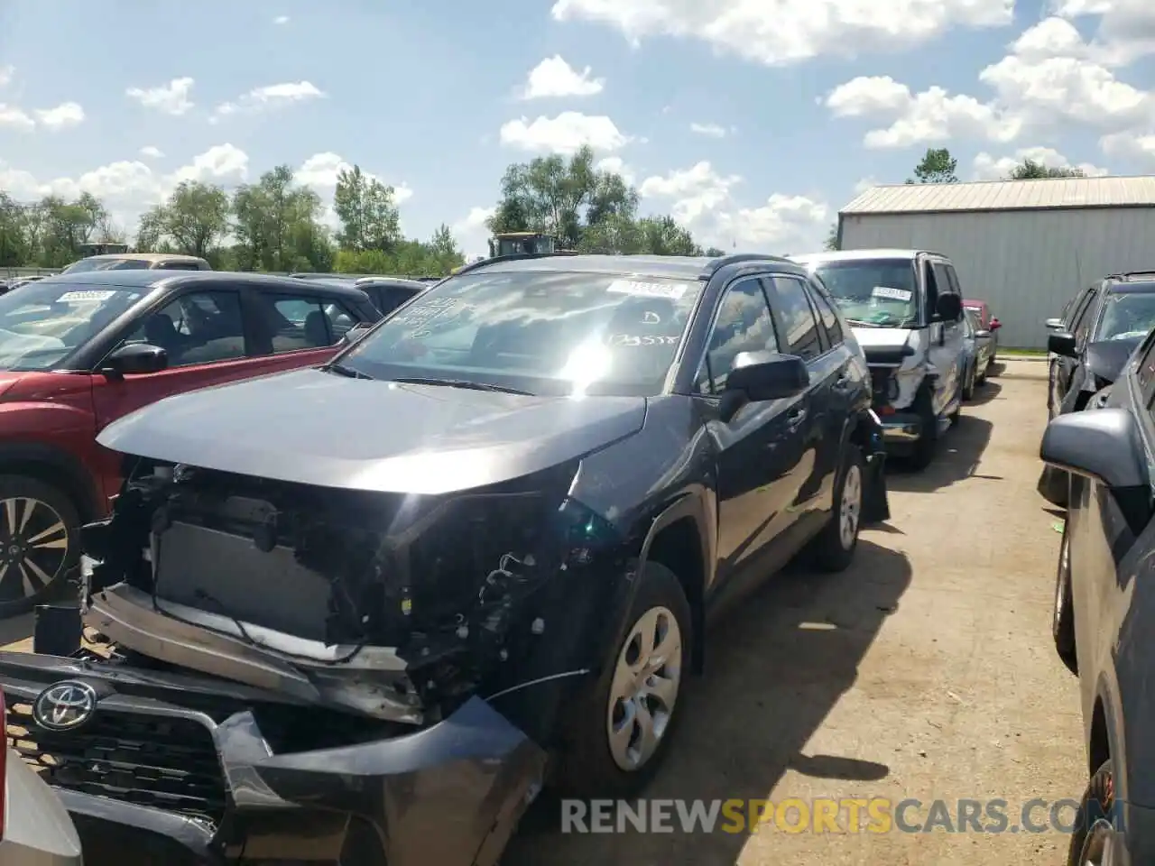 2 Photograph of a damaged car 2T3F1RFV1MC173558 TOYOTA RAV4 2021