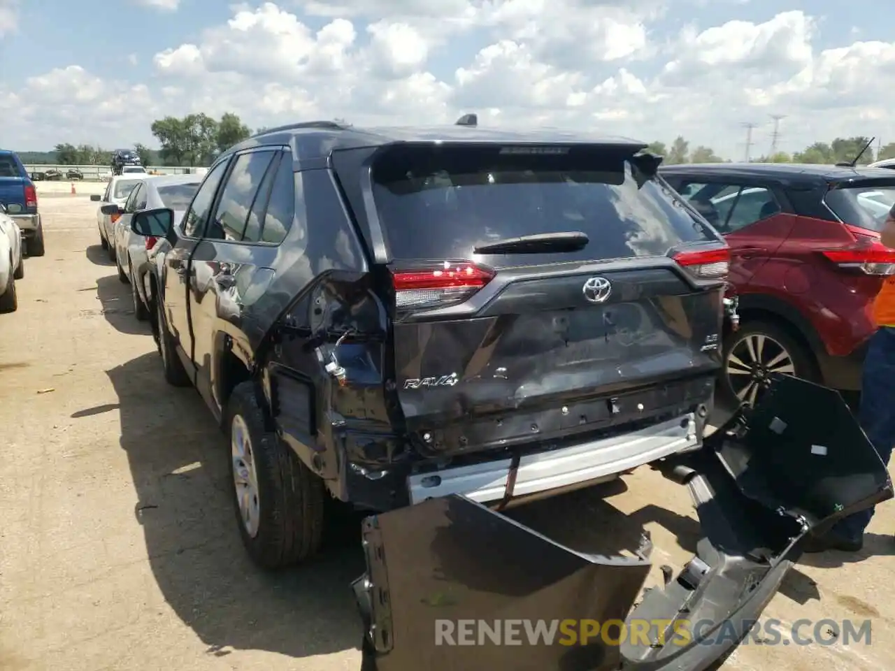 3 Photograph of a damaged car 2T3F1RFV1MC173558 TOYOTA RAV4 2021