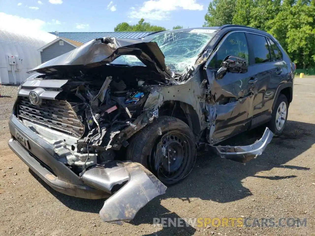 2 Photograph of a damaged car 2T3F1RFV1MC173852 TOYOTA RAV4 2021