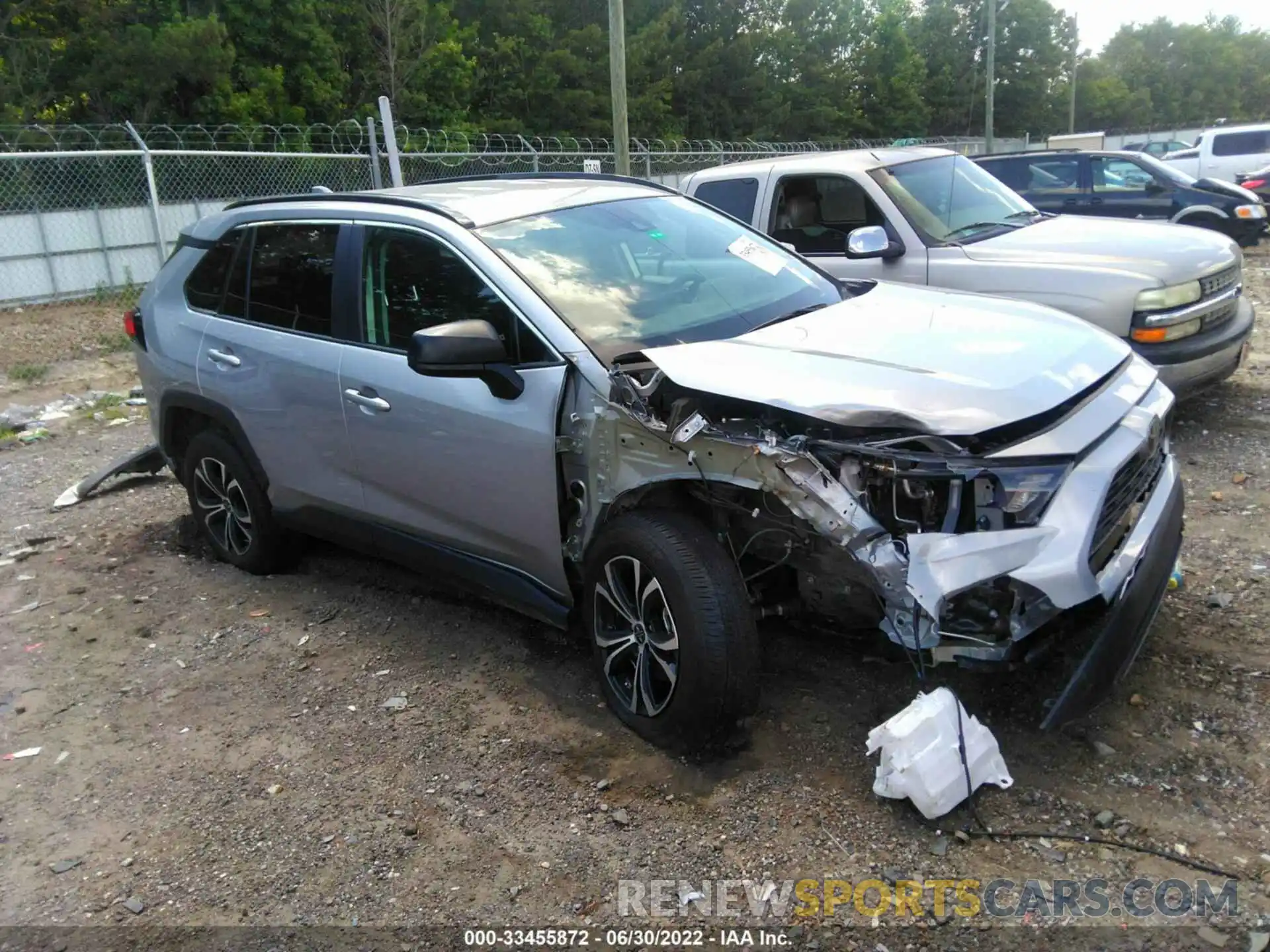 1 Photograph of a damaged car 2T3F1RFV1MC187380 TOYOTA RAV4 2021