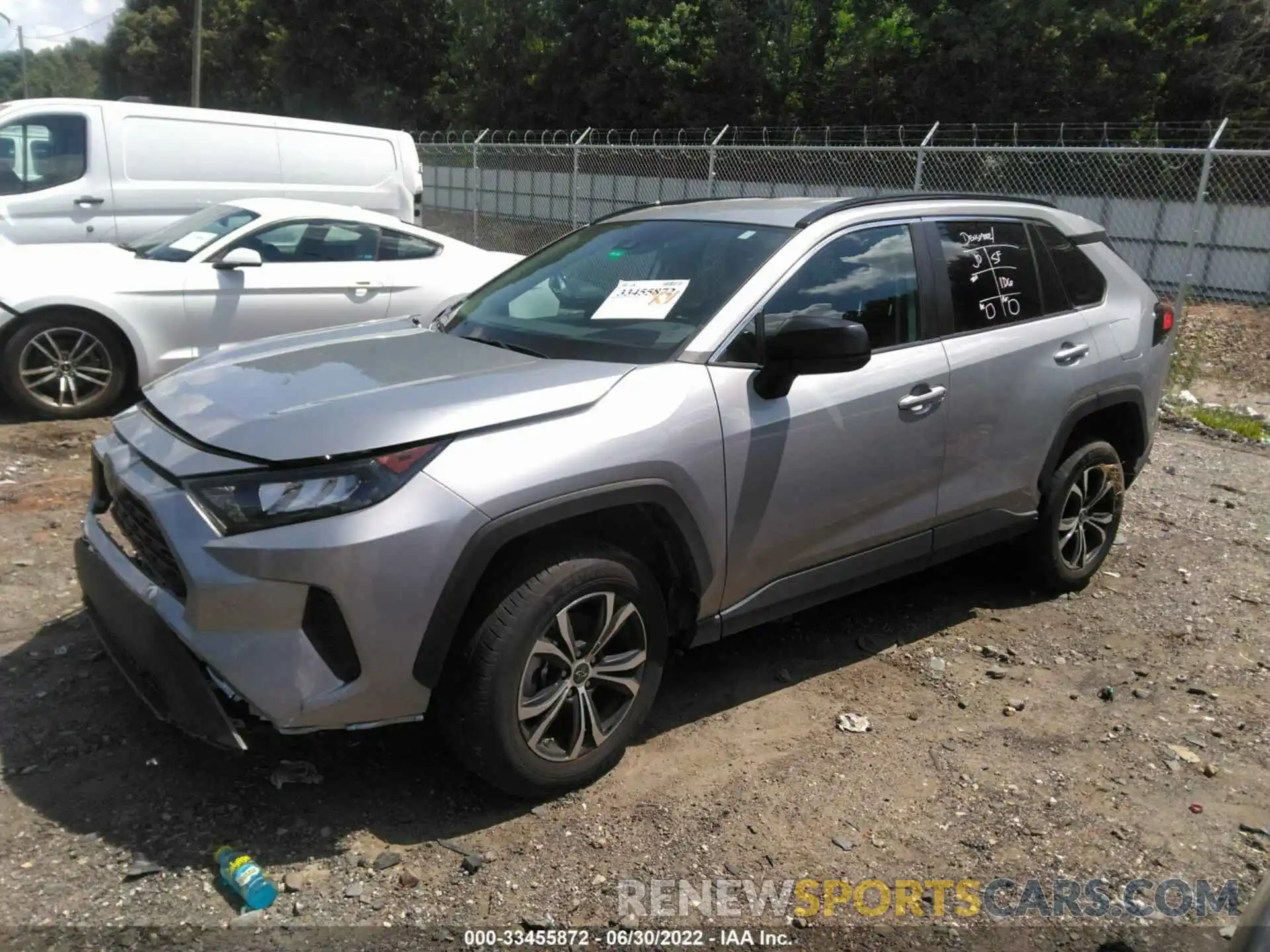 2 Photograph of a damaged car 2T3F1RFV1MC187380 TOYOTA RAV4 2021