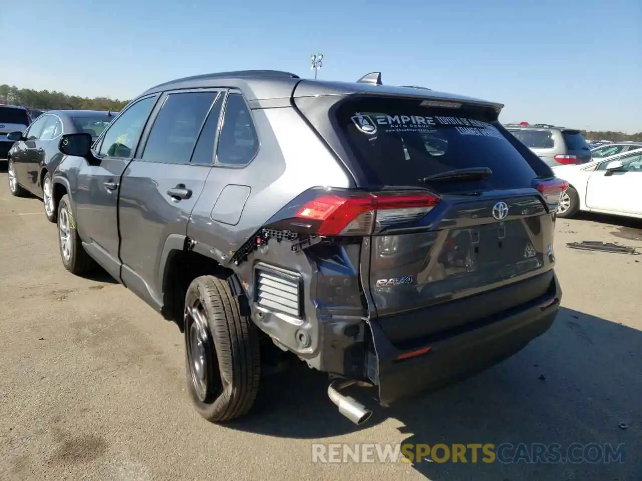 3 Photograph of a damaged car 2T3F1RFV1MC191378 TOYOTA RAV4 2021