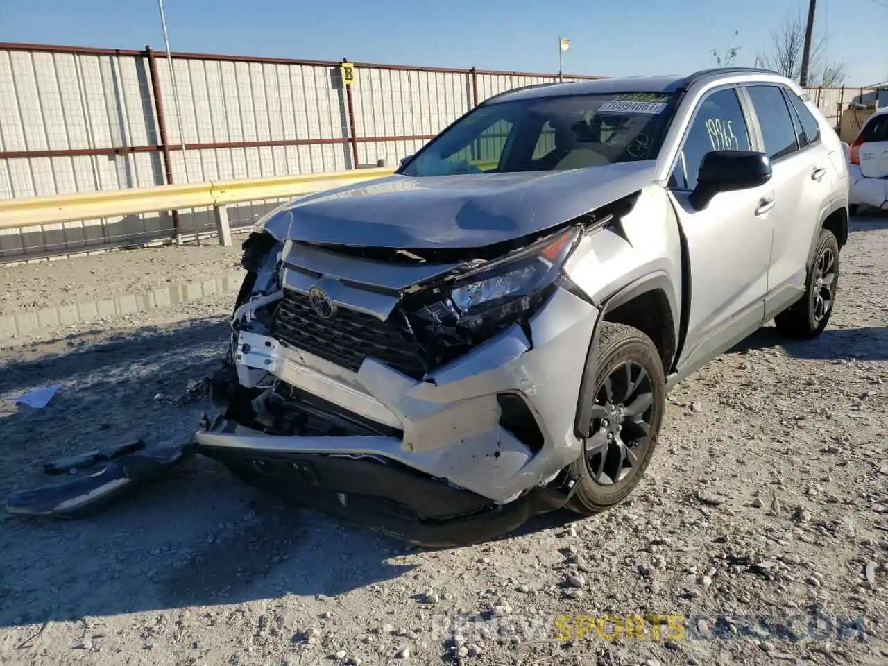 2 Photograph of a damaged car 2T3F1RFV1MC208230 TOYOTA RAV4 2021