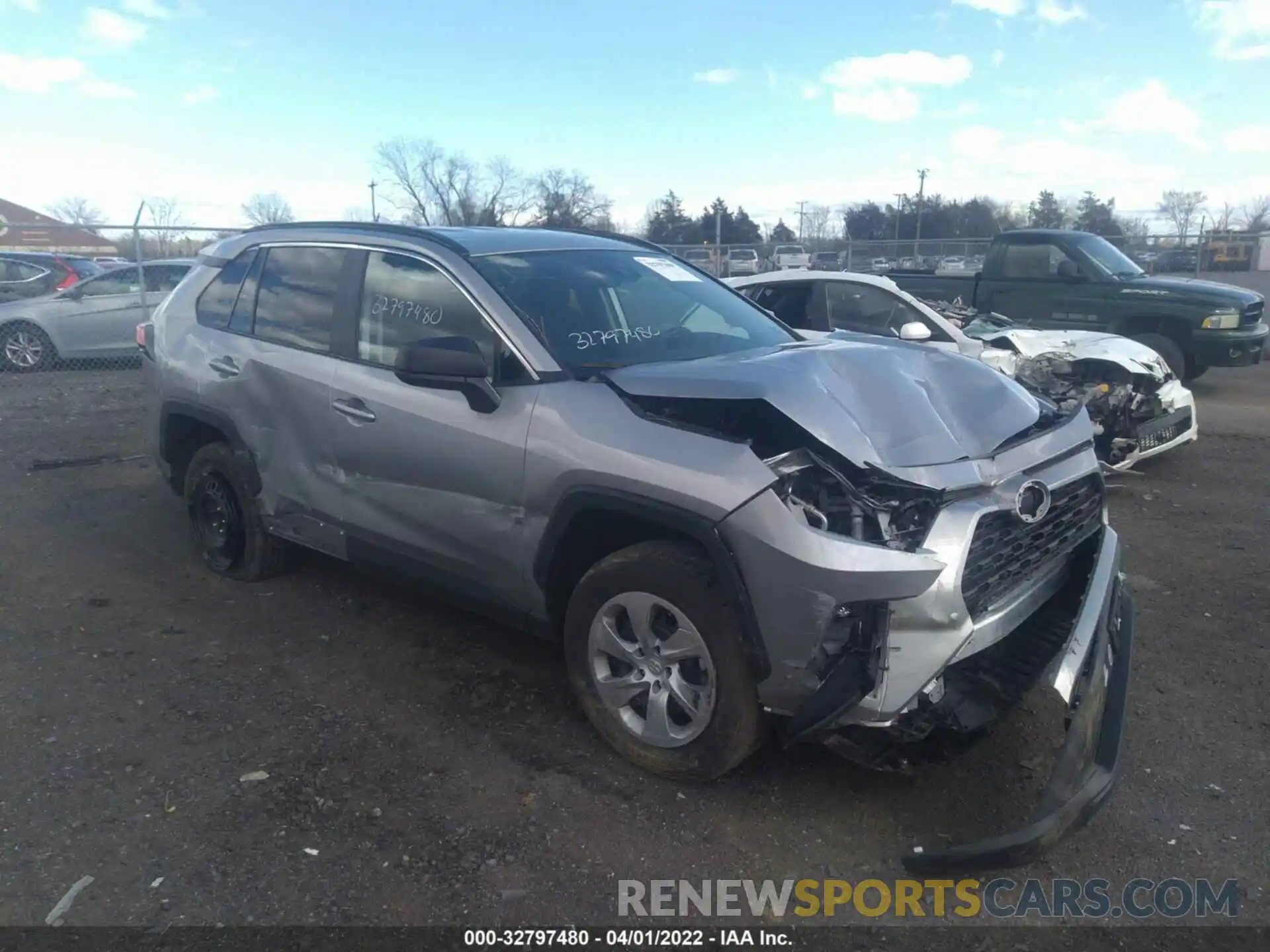 1 Photograph of a damaged car 2T3F1RFV1MC218417 TOYOTA RAV4 2021