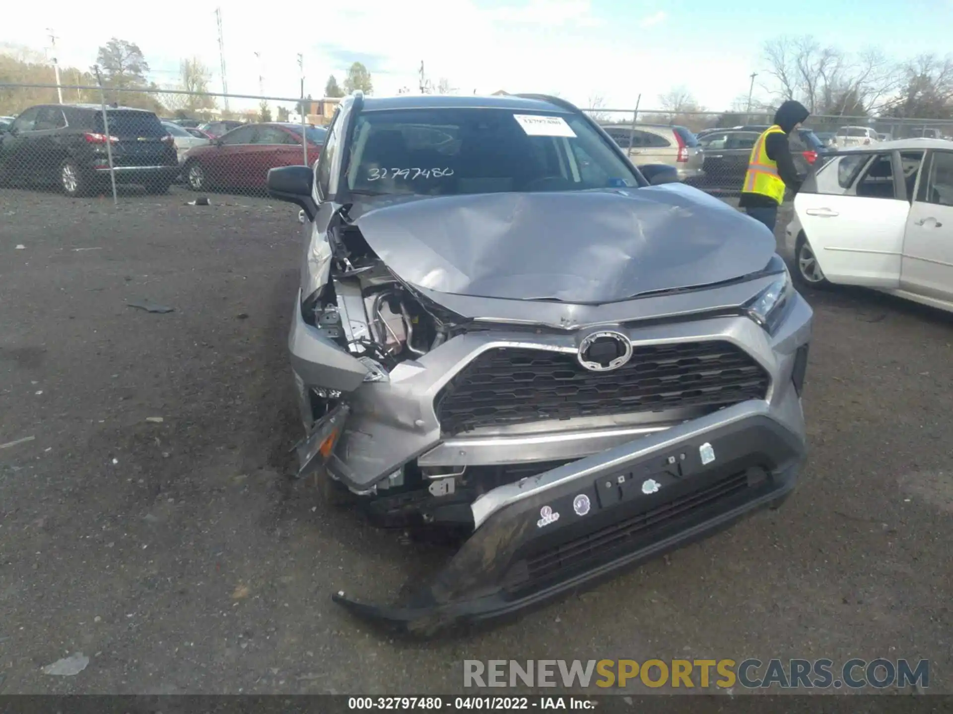 6 Photograph of a damaged car 2T3F1RFV1MC218417 TOYOTA RAV4 2021