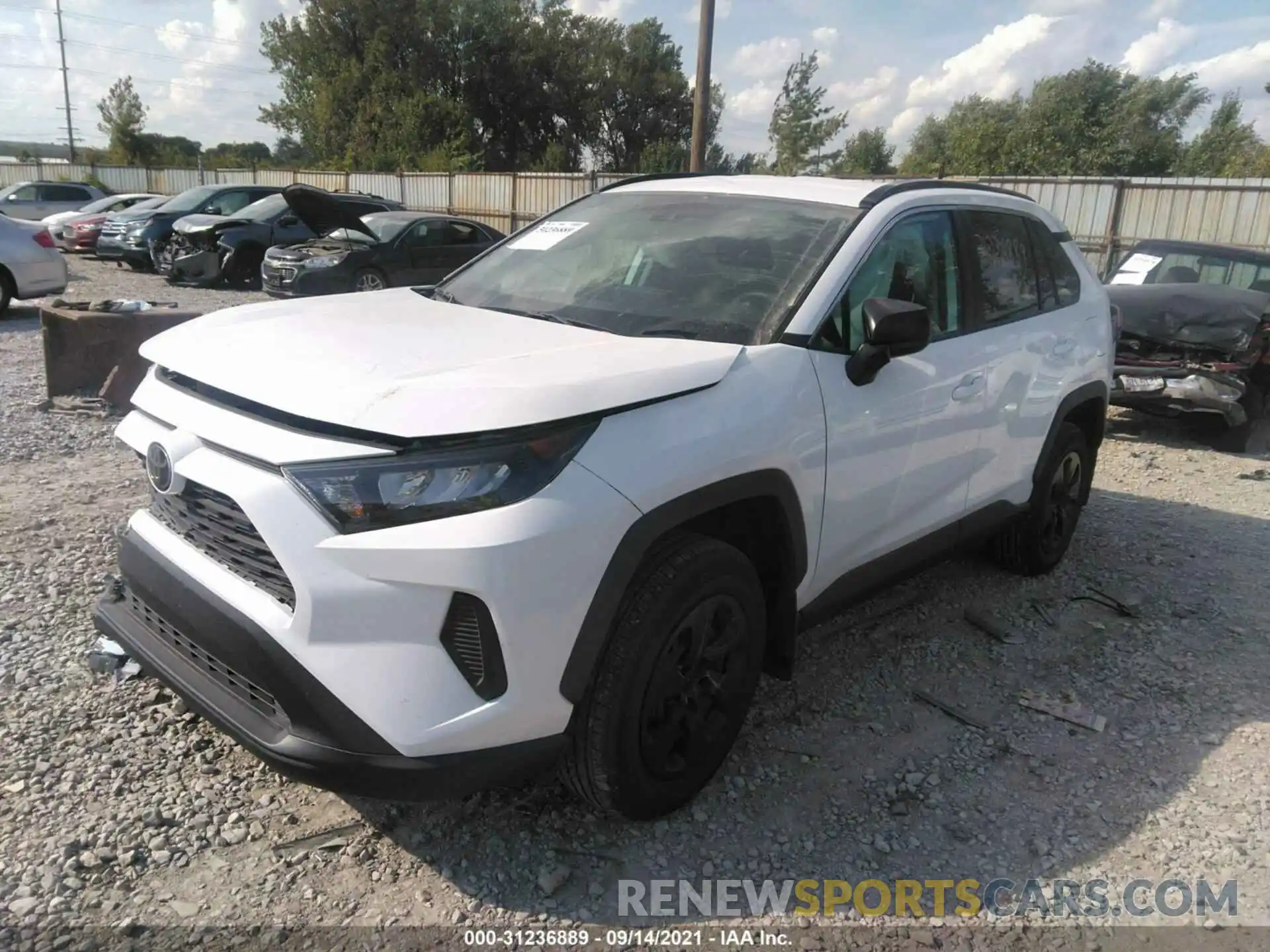 2 Photograph of a damaged car 2T3F1RFV1MC225240 TOYOTA RAV4 2021