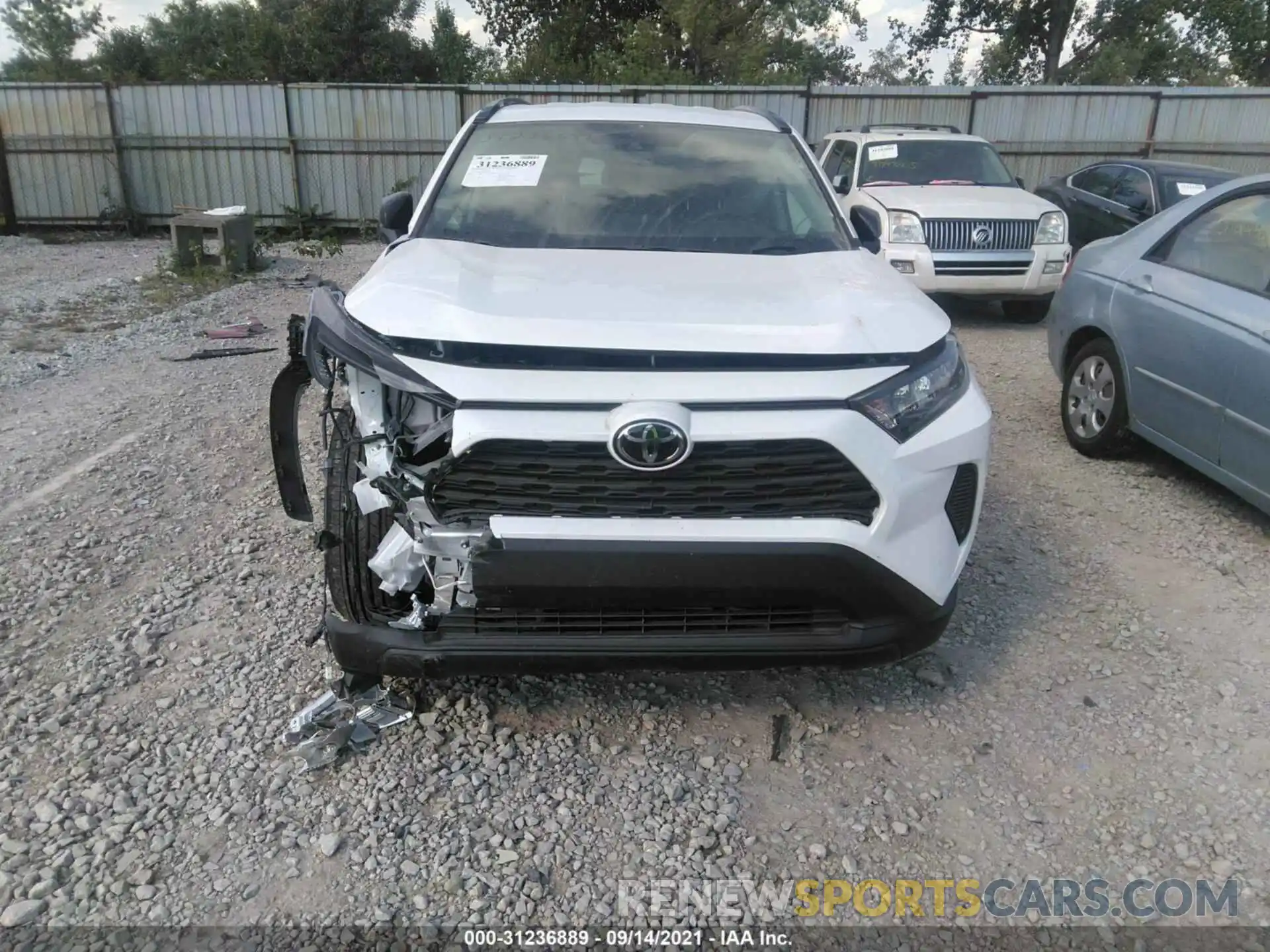 6 Photograph of a damaged car 2T3F1RFV1MC225240 TOYOTA RAV4 2021