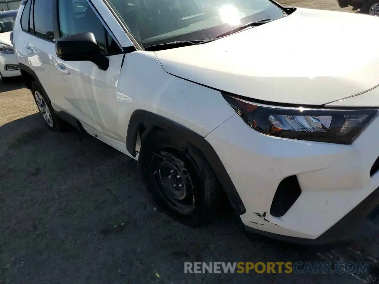 9 Photograph of a damaged car 2T3F1RFV1MC244144 TOYOTA RAV4 2021