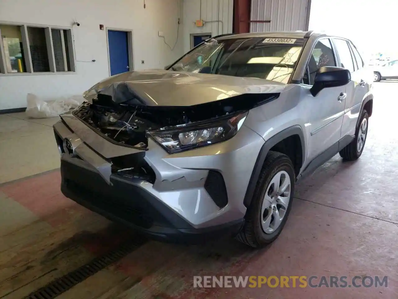 2 Photograph of a damaged car 2T3F1RFV1MC248095 TOYOTA RAV4 2021