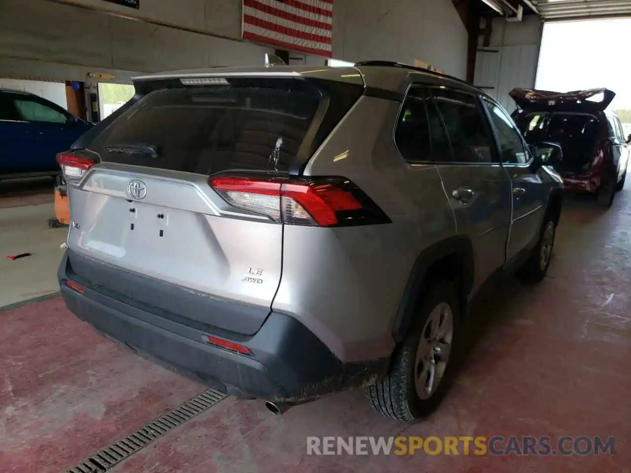 4 Photograph of a damaged car 2T3F1RFV1MC248095 TOYOTA RAV4 2021